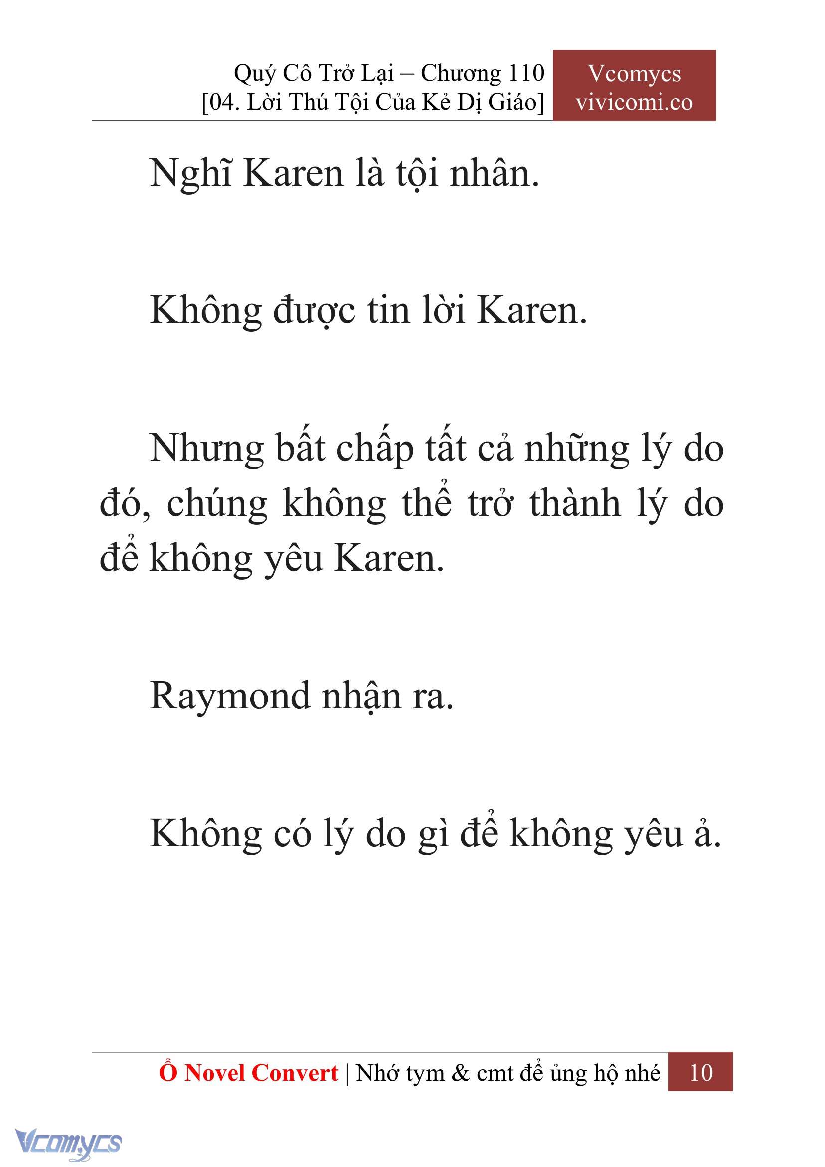 [Novel] Quý Cô Trở Lại Chapter 110 - Trang 13