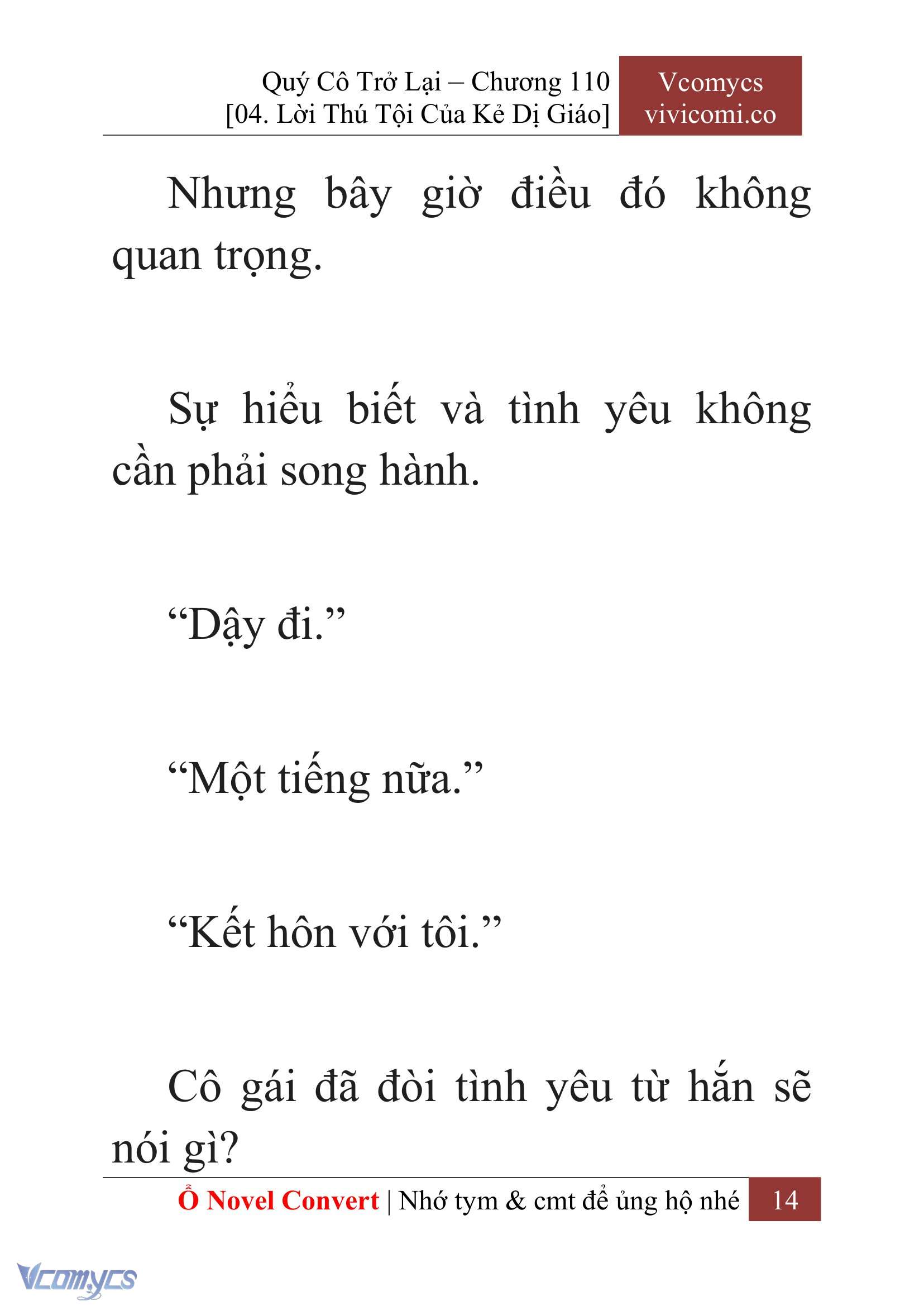 [Novel] Quý Cô Trở Lại Chapter 110 - Trang 17
