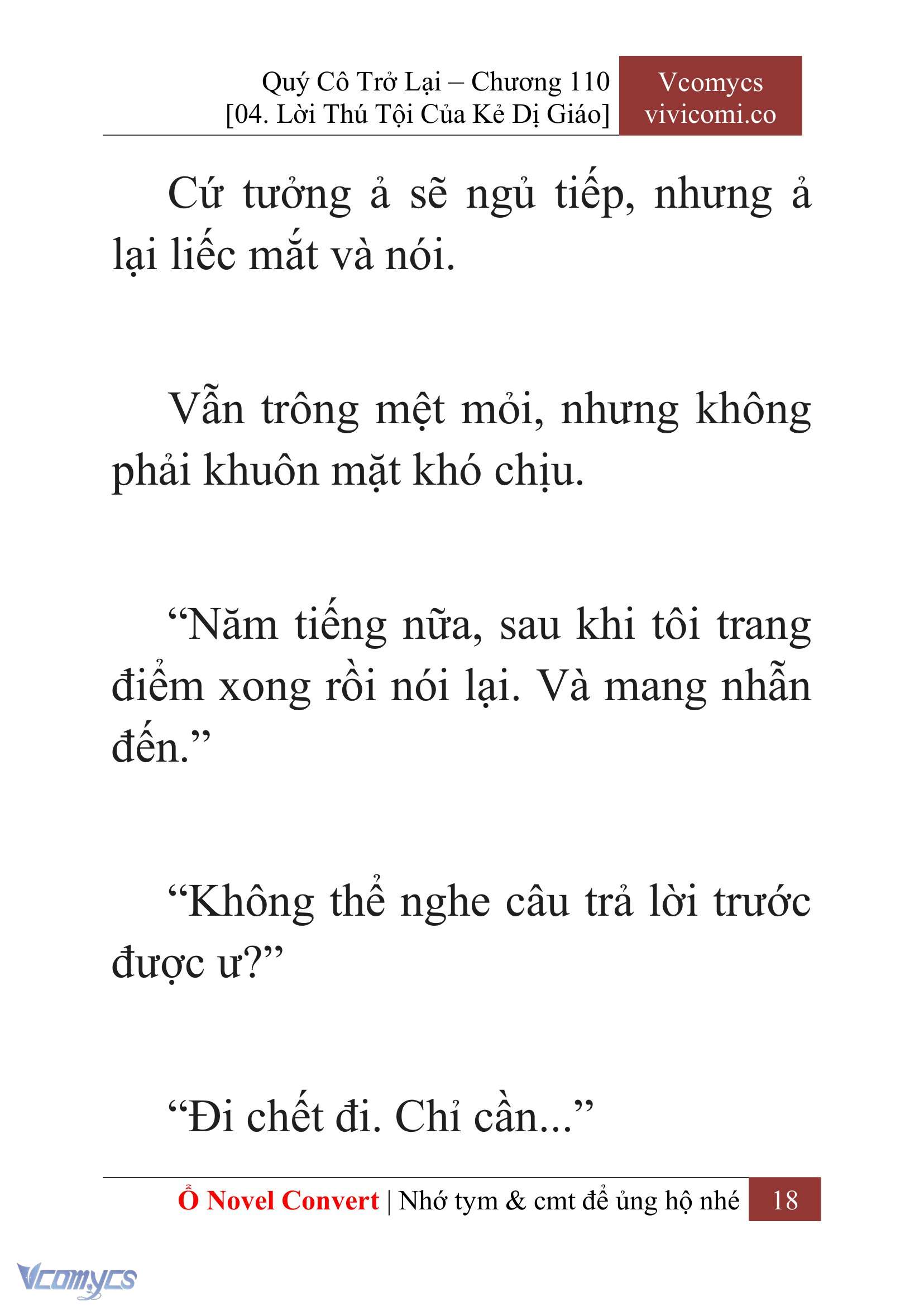 [Novel] Quý Cô Trở Lại Chapter 110 - Trang 21
