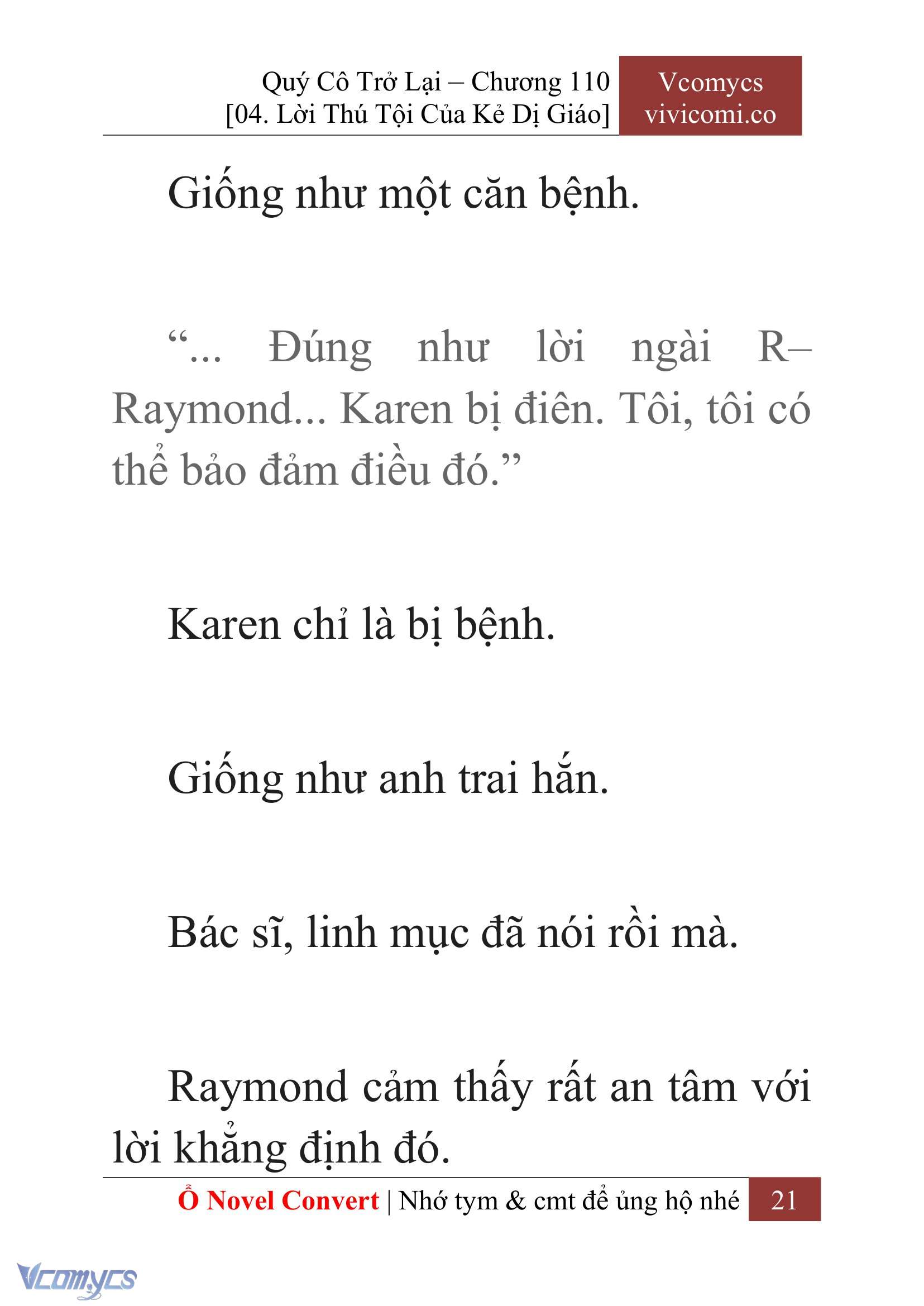 [Novel] Quý Cô Trở Lại Chapter 110 - Trang 24