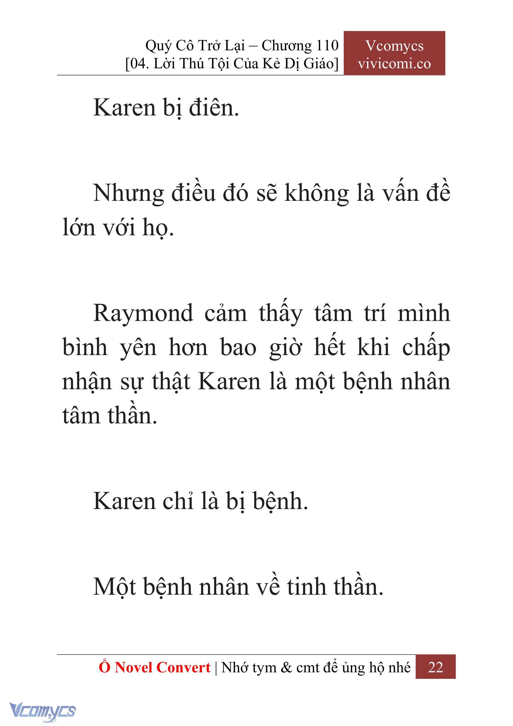 [Novel] Quý Cô Trở Lại Chapter 110 - Trang 25