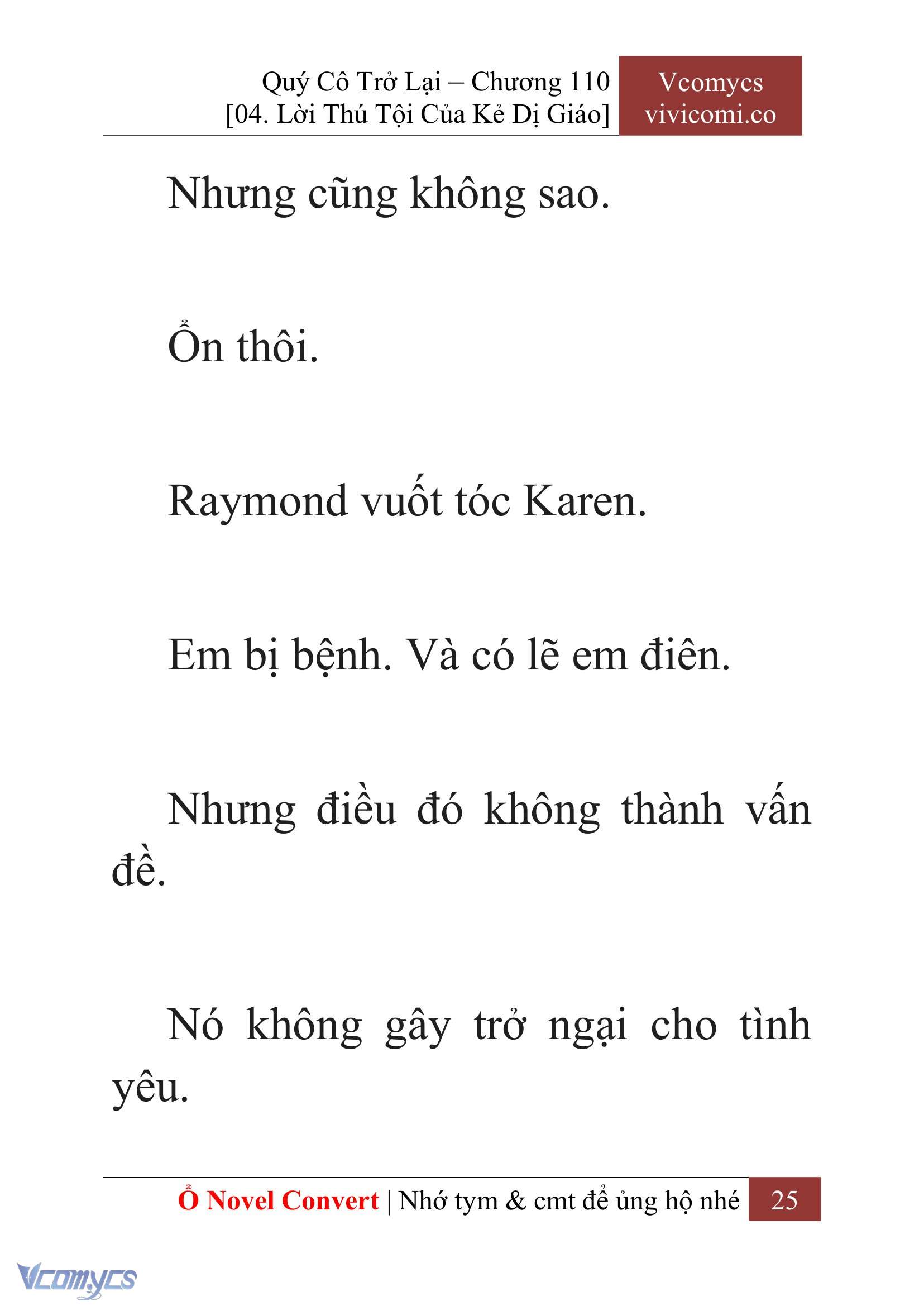 [Novel] Quý Cô Trở Lại Chapter 110 - Trang 28