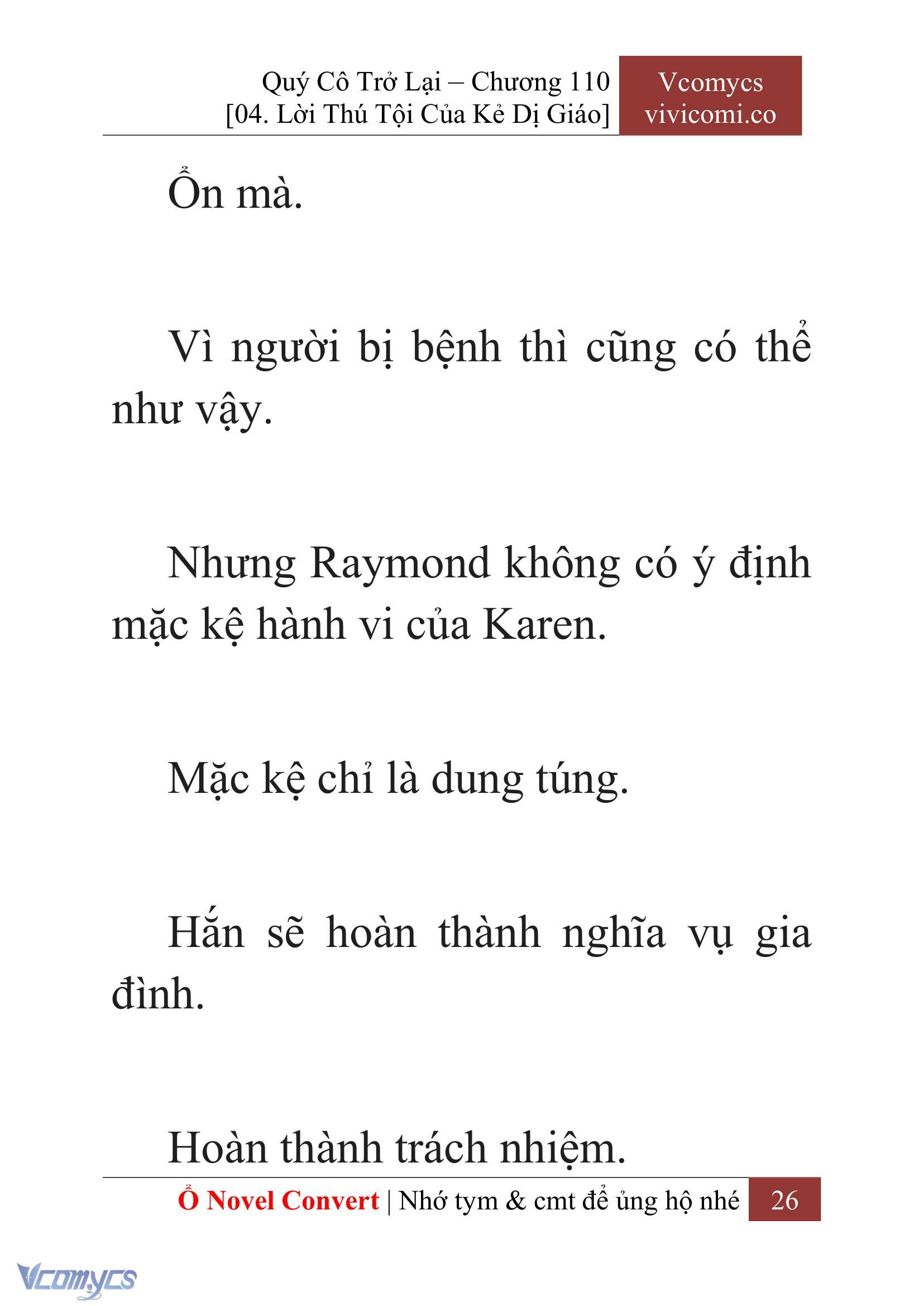 [Novel] Quý Cô Trở Lại Chapter 110 - Trang 29