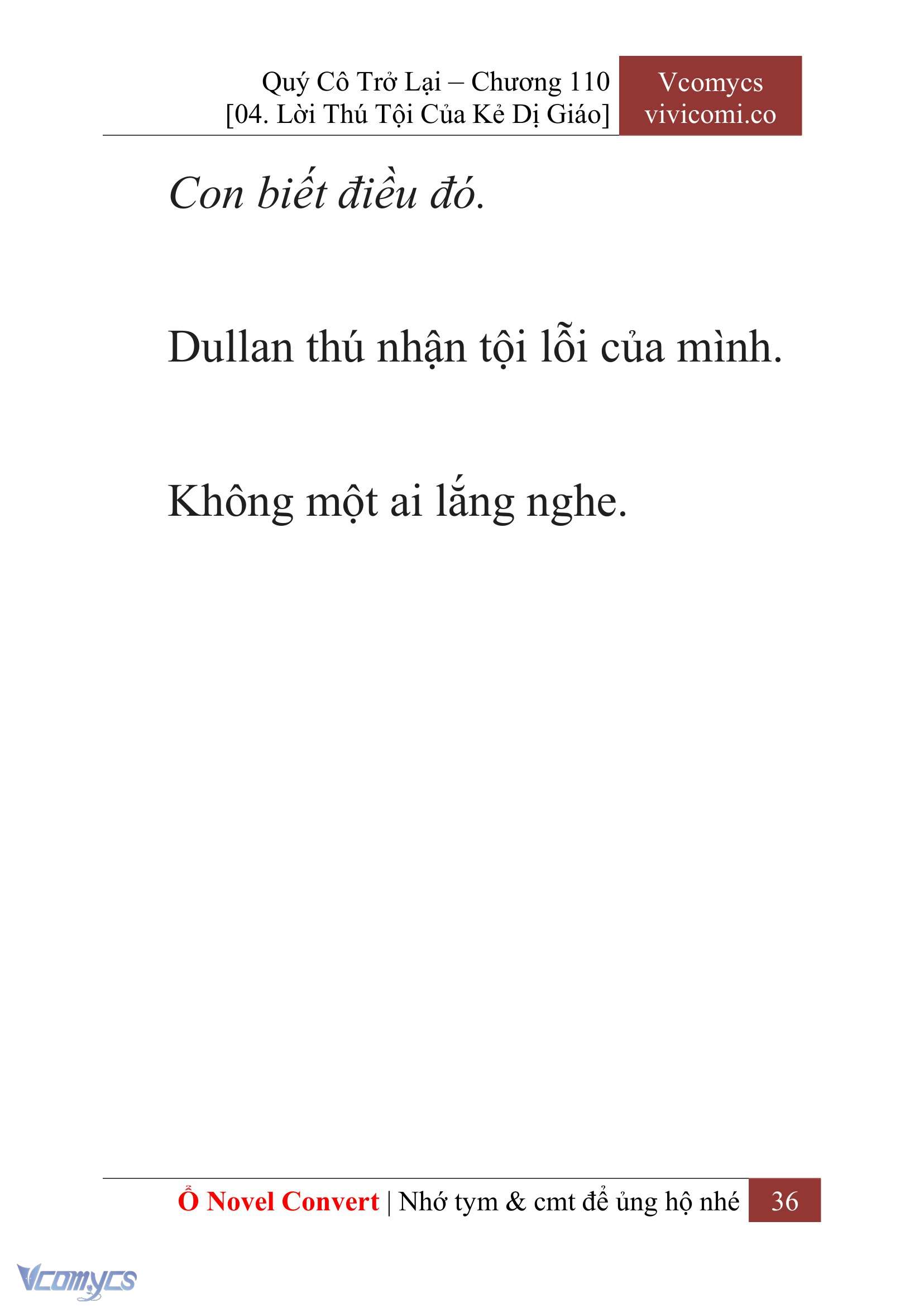 [Novel] Quý Cô Trở Lại Chapter 110 - Trang 39