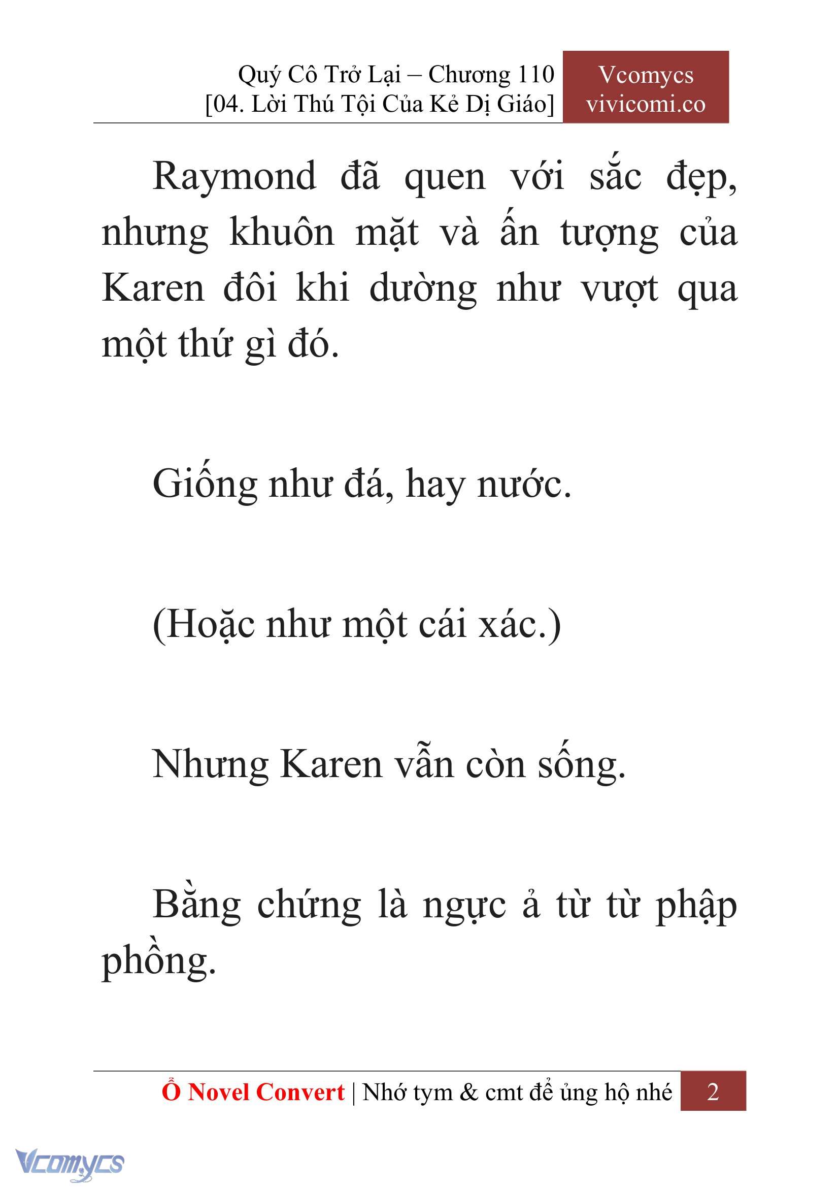 [Novel] Quý Cô Trở Lại Chapter 110 - Trang 5