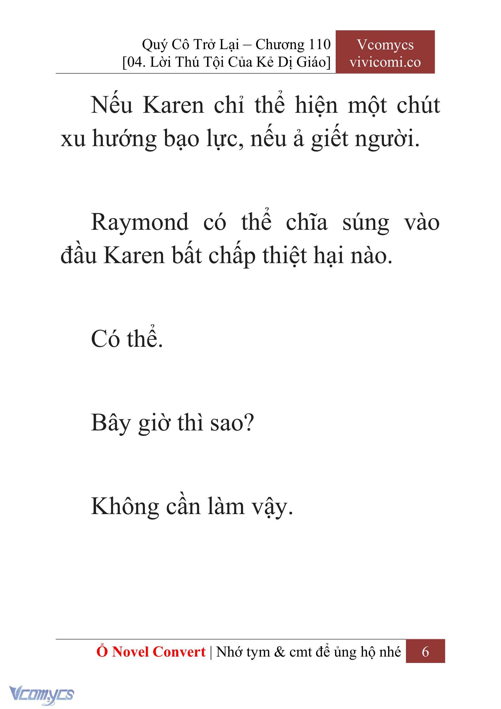 [Novel] Quý Cô Trở Lại Chapter 110 - Trang 9