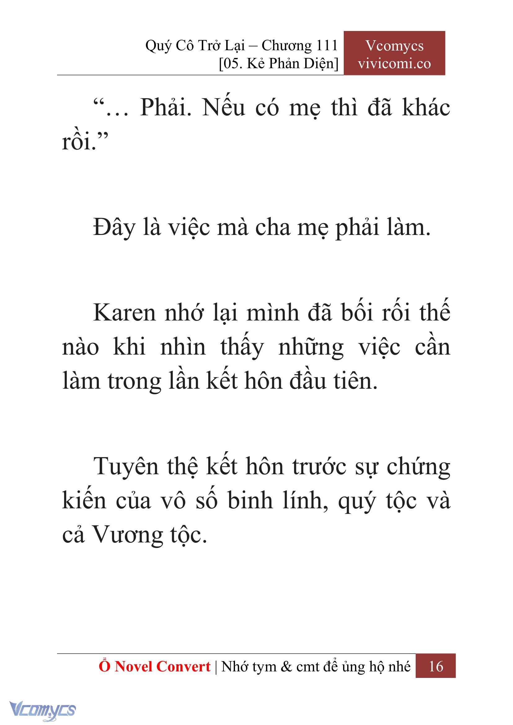 [Novel] Quý Cô Trở Lại Chapter 111 - Trang 19