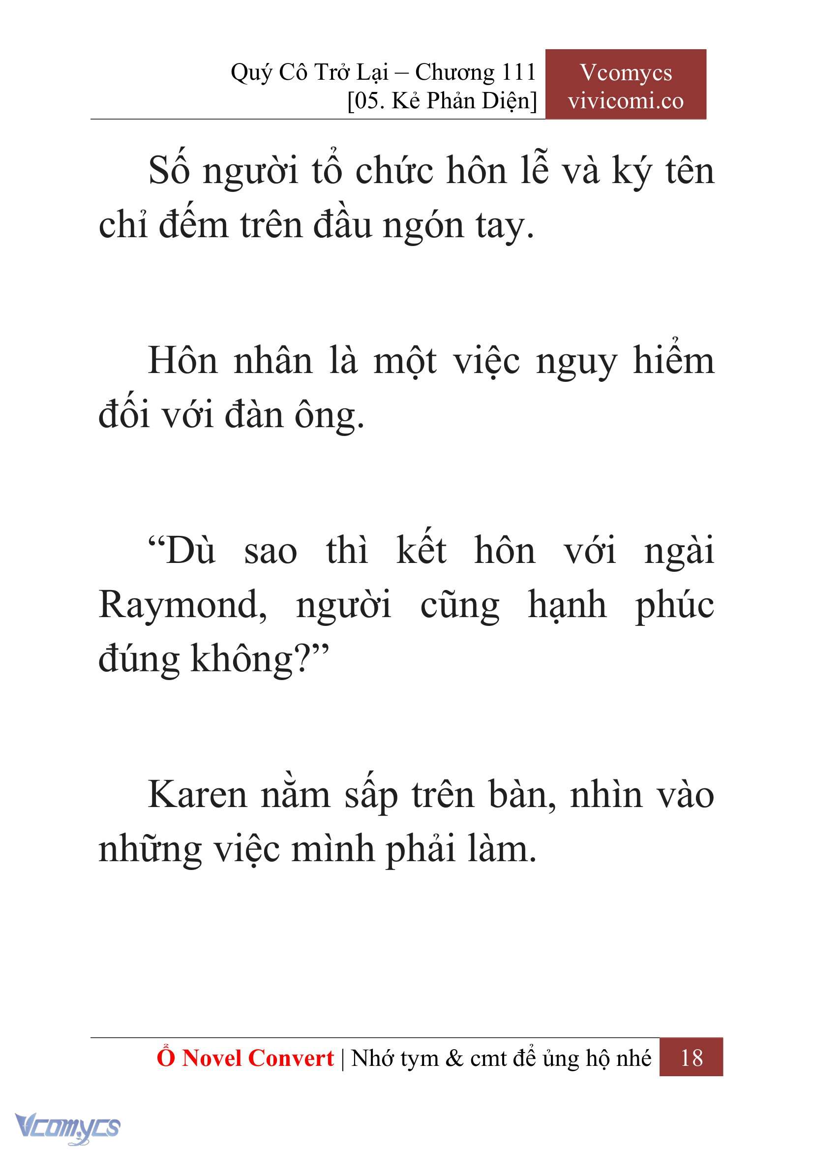 [Novel] Quý Cô Trở Lại Chapter 111 - Trang 21