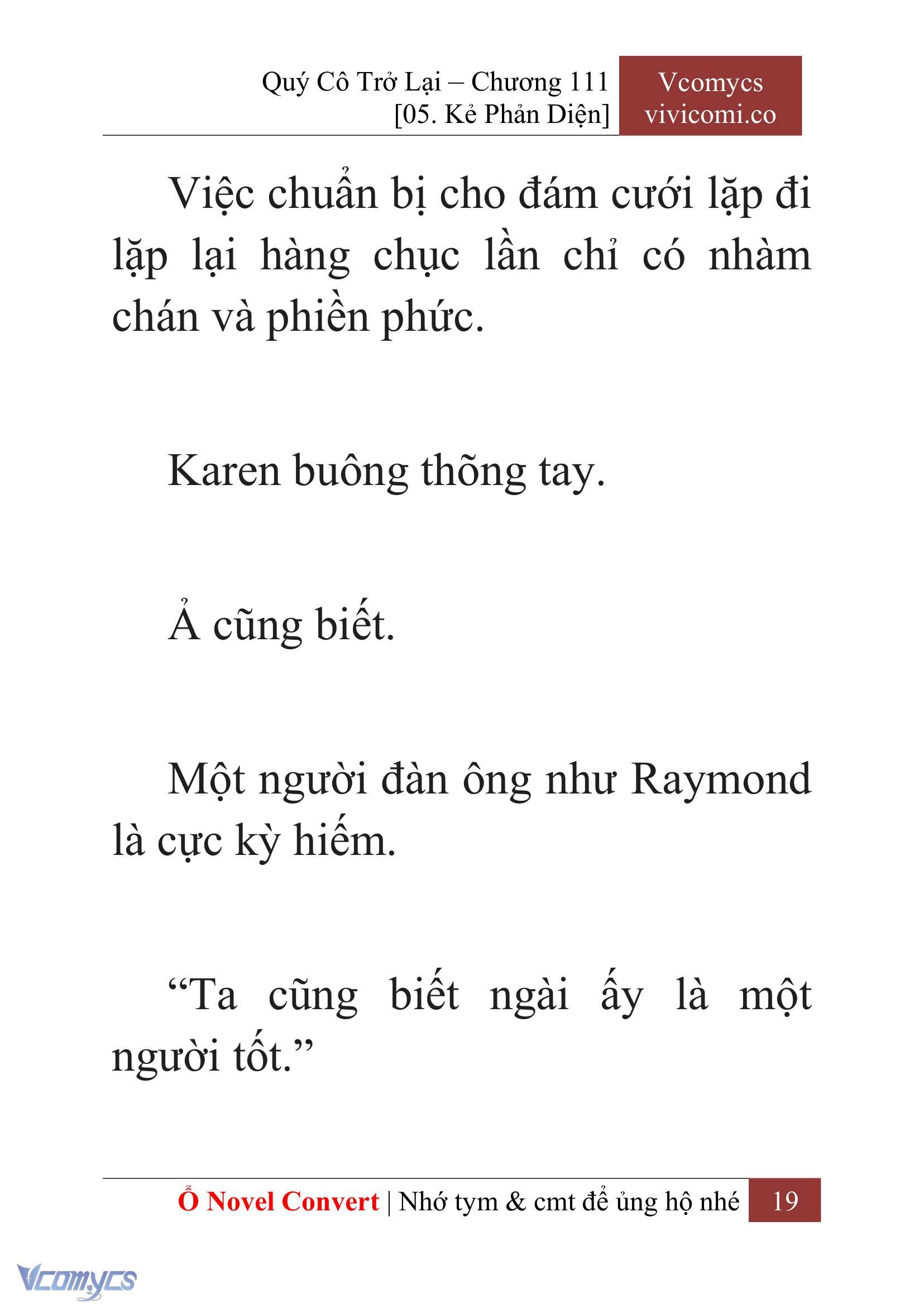 [Novel] Quý Cô Trở Lại Chapter 111 - Trang 22