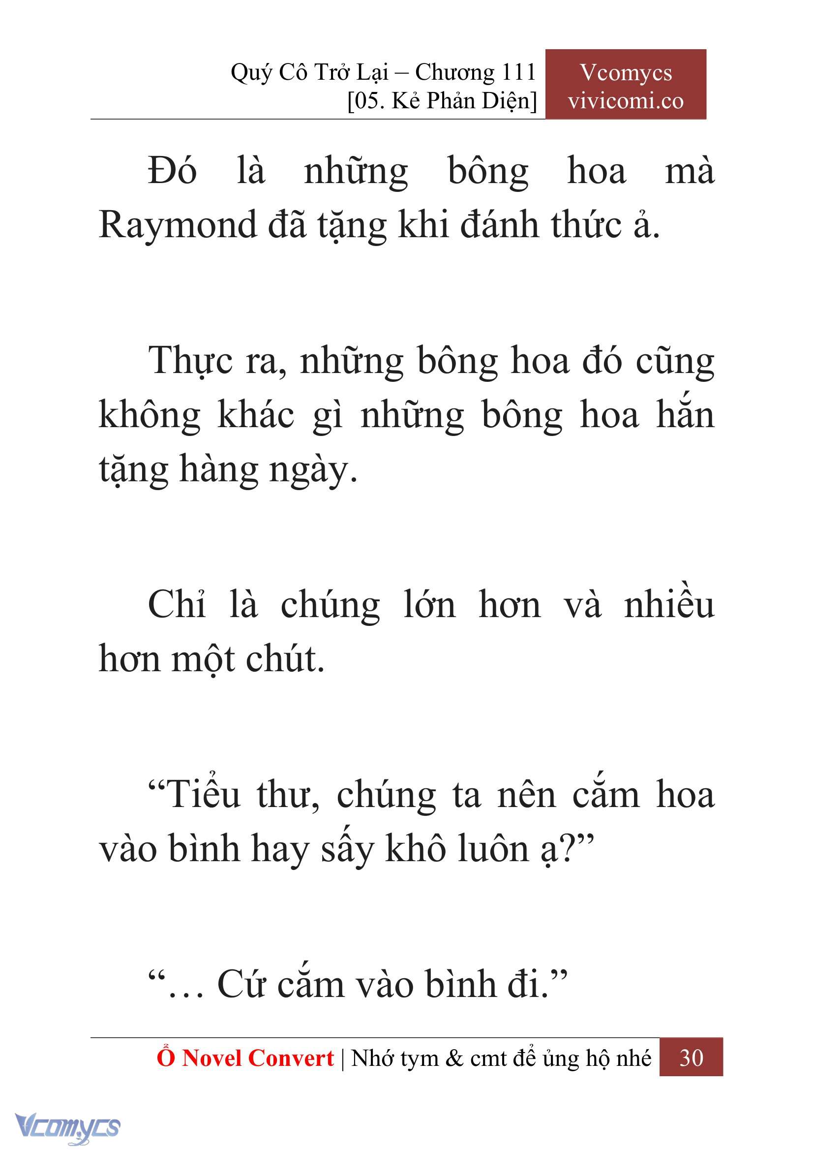 [Novel] Quý Cô Trở Lại Chapter 111 - Trang 33