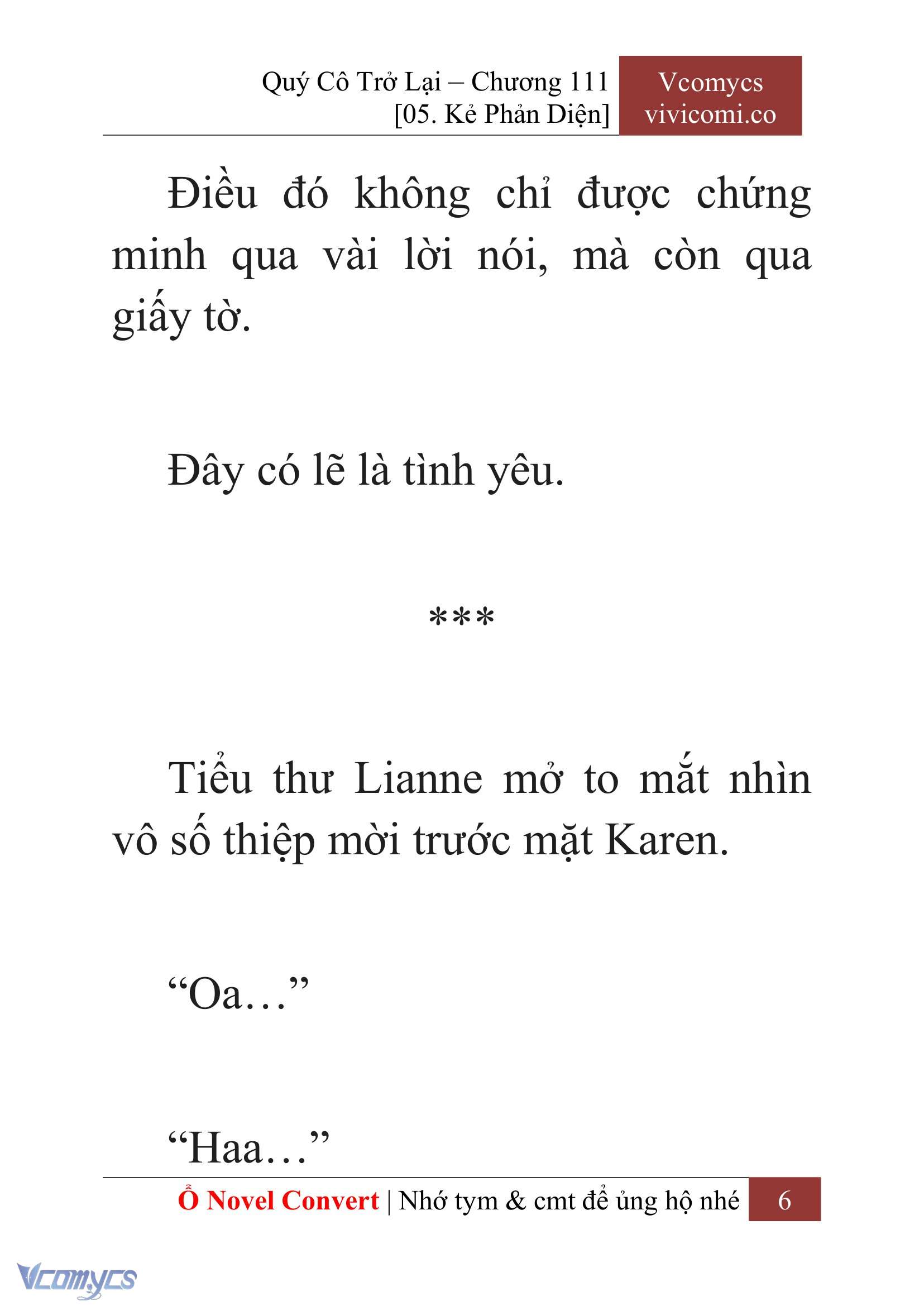 [Novel] Quý Cô Trở Lại Chapter 111 - Trang 9