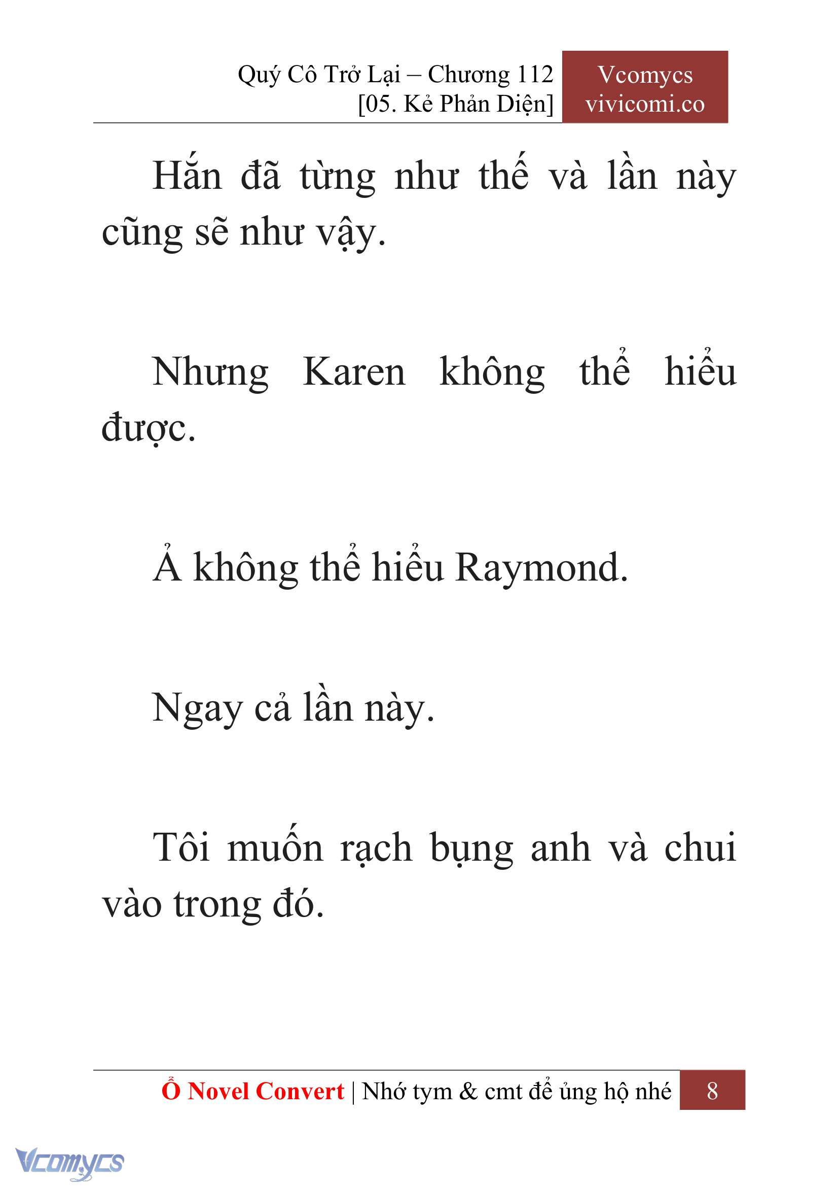 [Novel] Quý Cô Trở Lại Chapter 112 - Trang 11