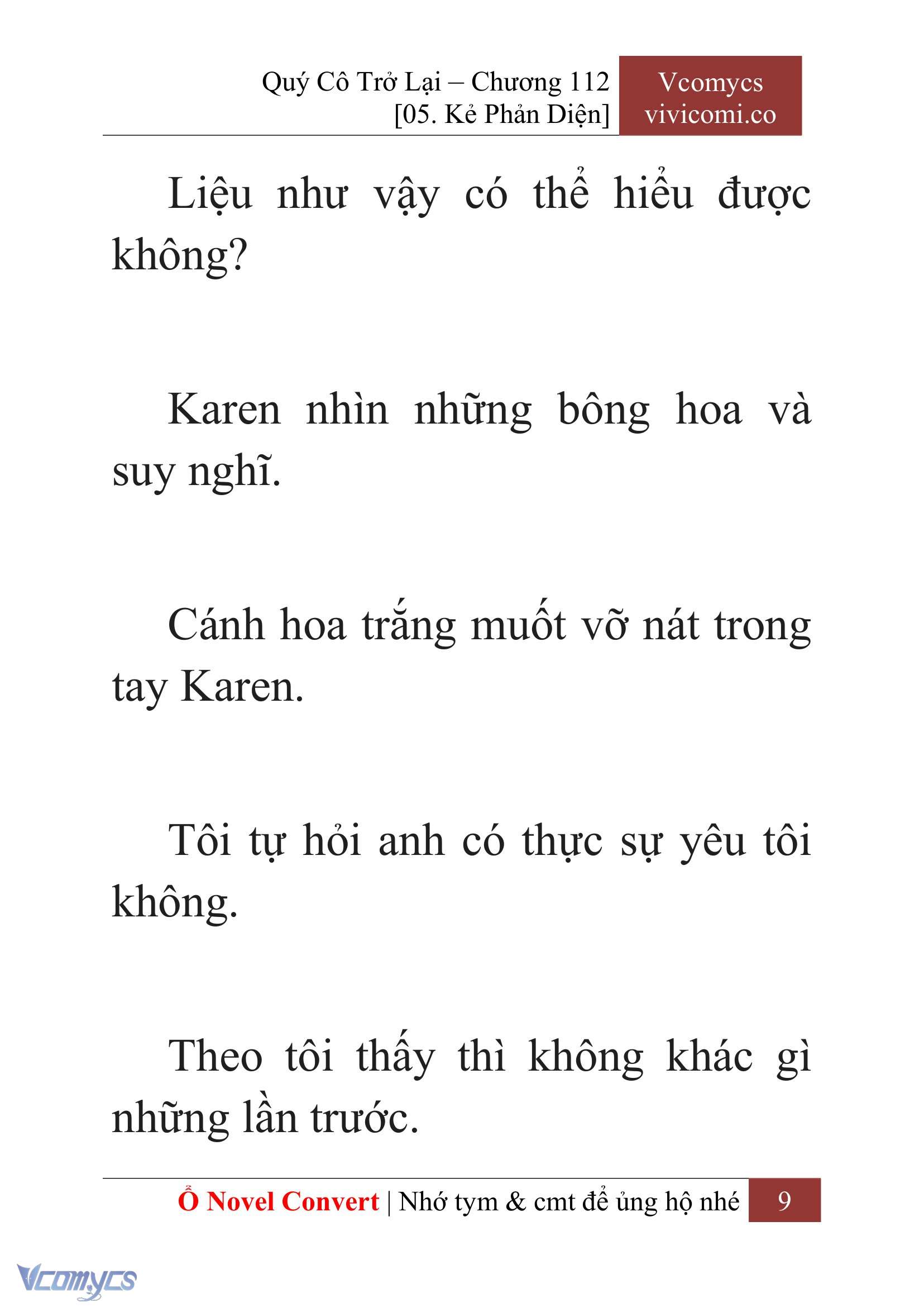 [Novel] Quý Cô Trở Lại Chapter 112 - Trang 12