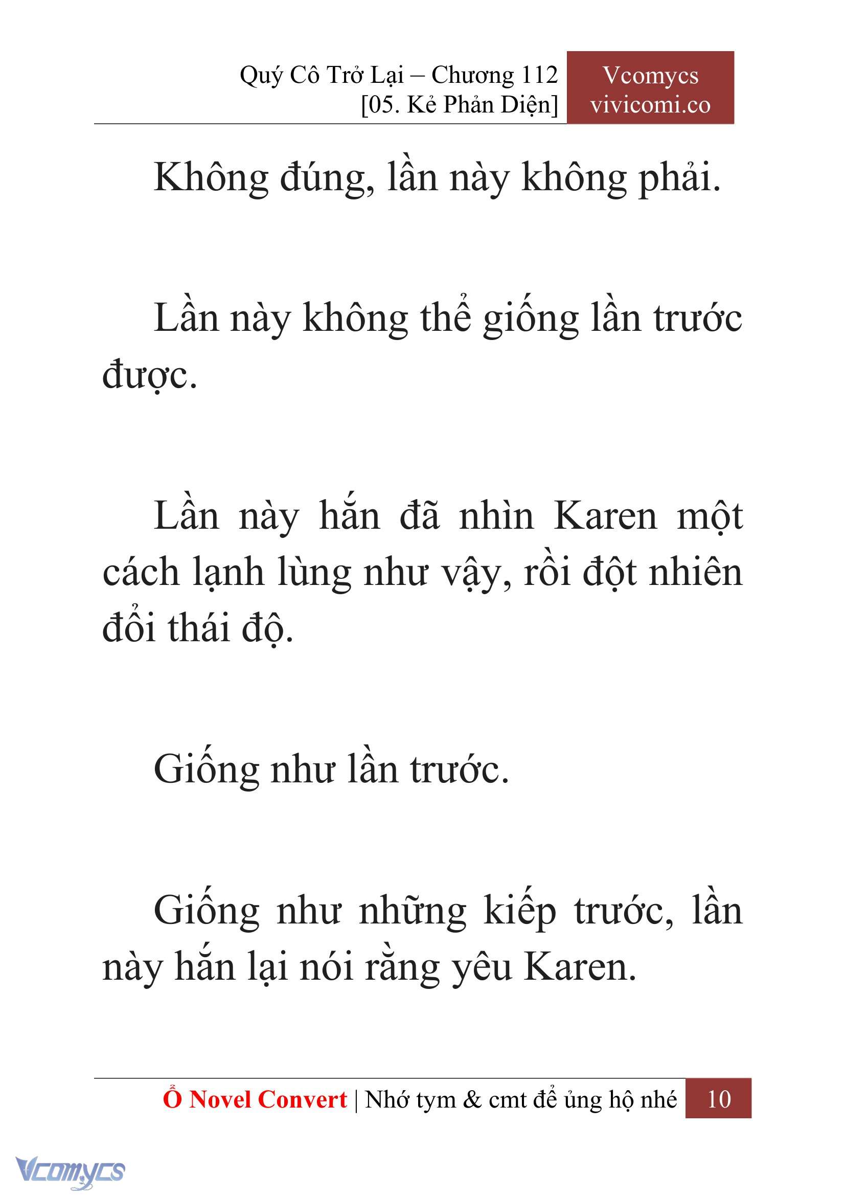 [Novel] Quý Cô Trở Lại Chapter 112 - Trang 13