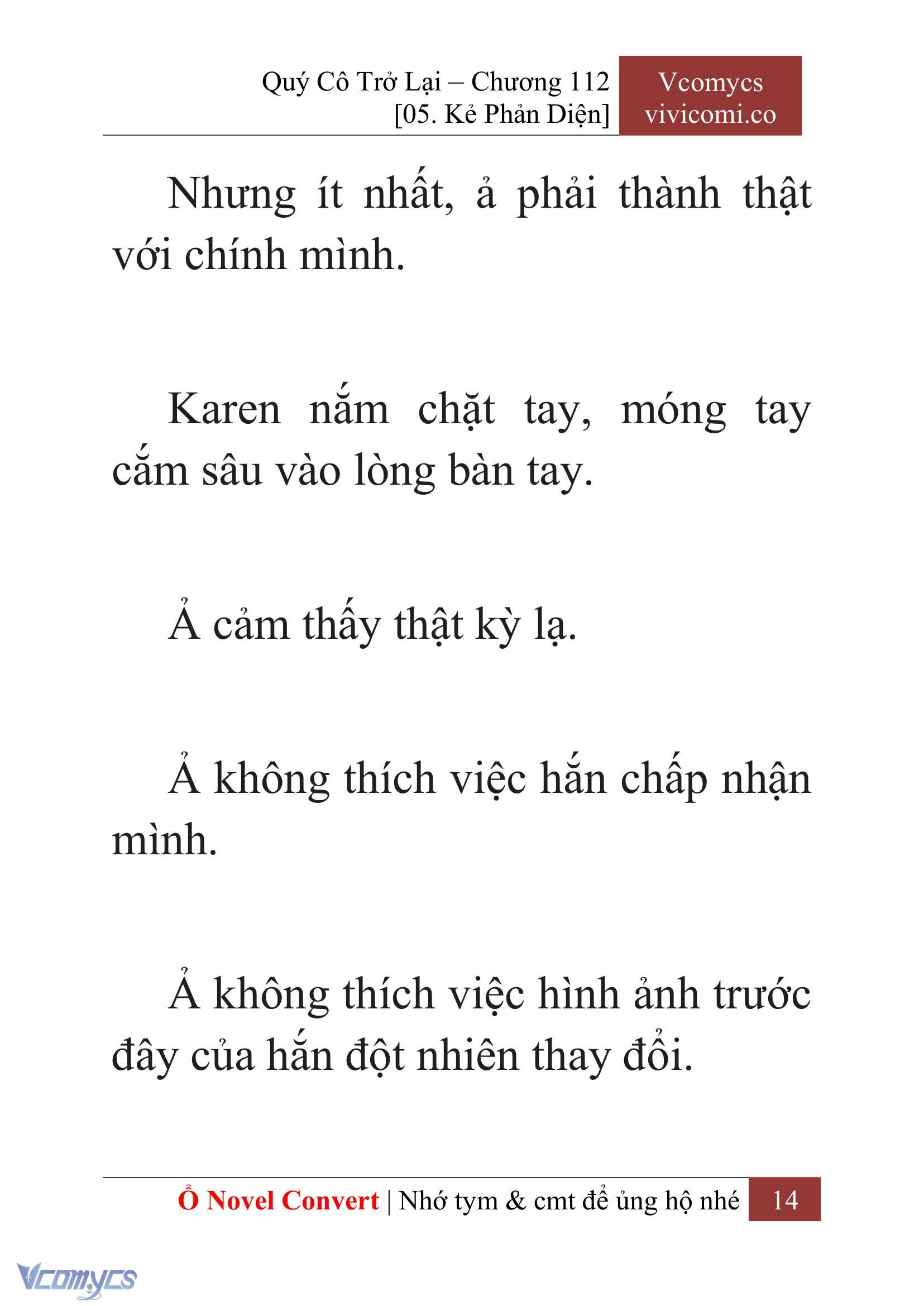 [Novel] Quý Cô Trở Lại Chapter 112 - Trang 17