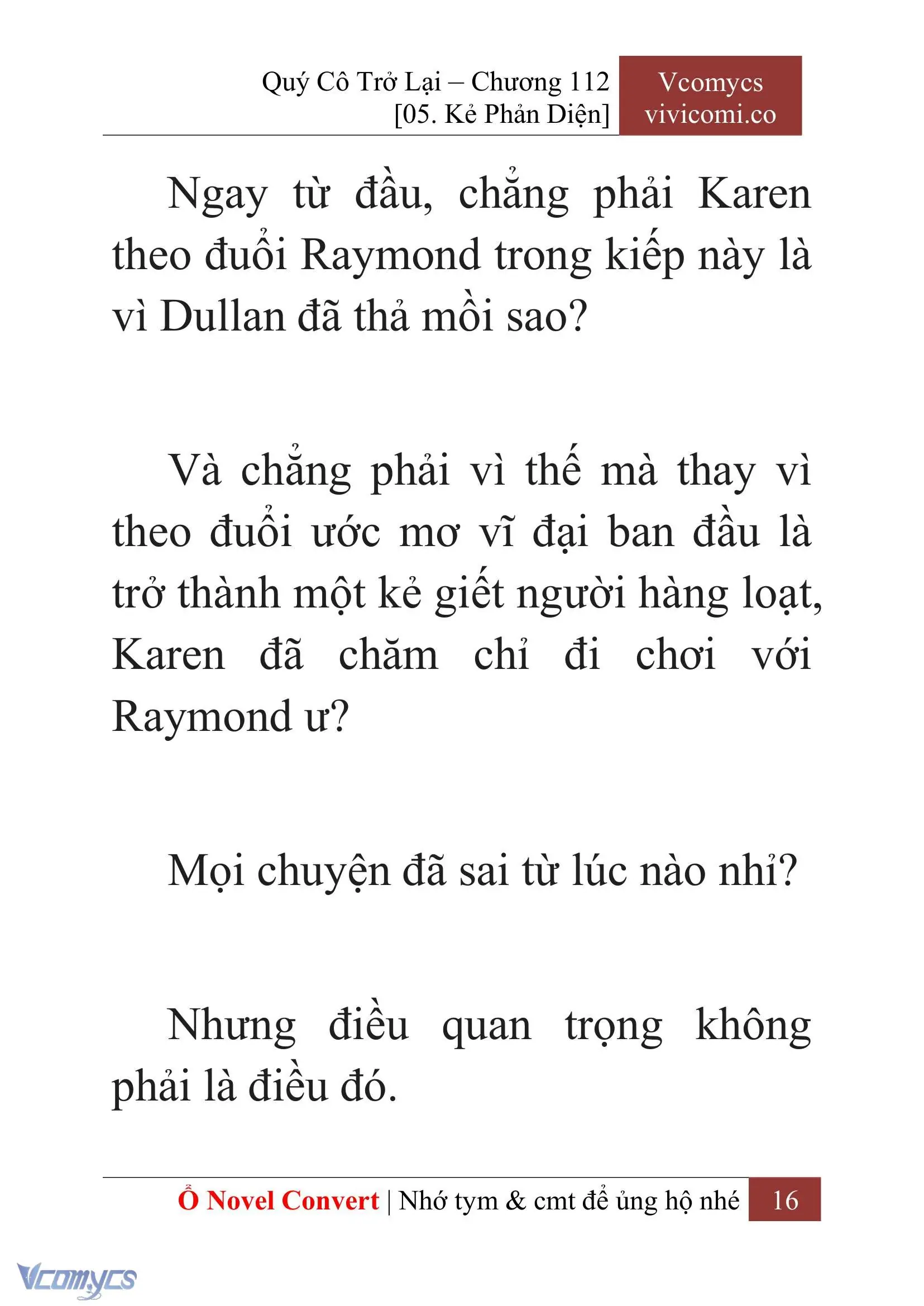 [Novel] Quý Cô Trở Lại Chapter 112 - Trang 19