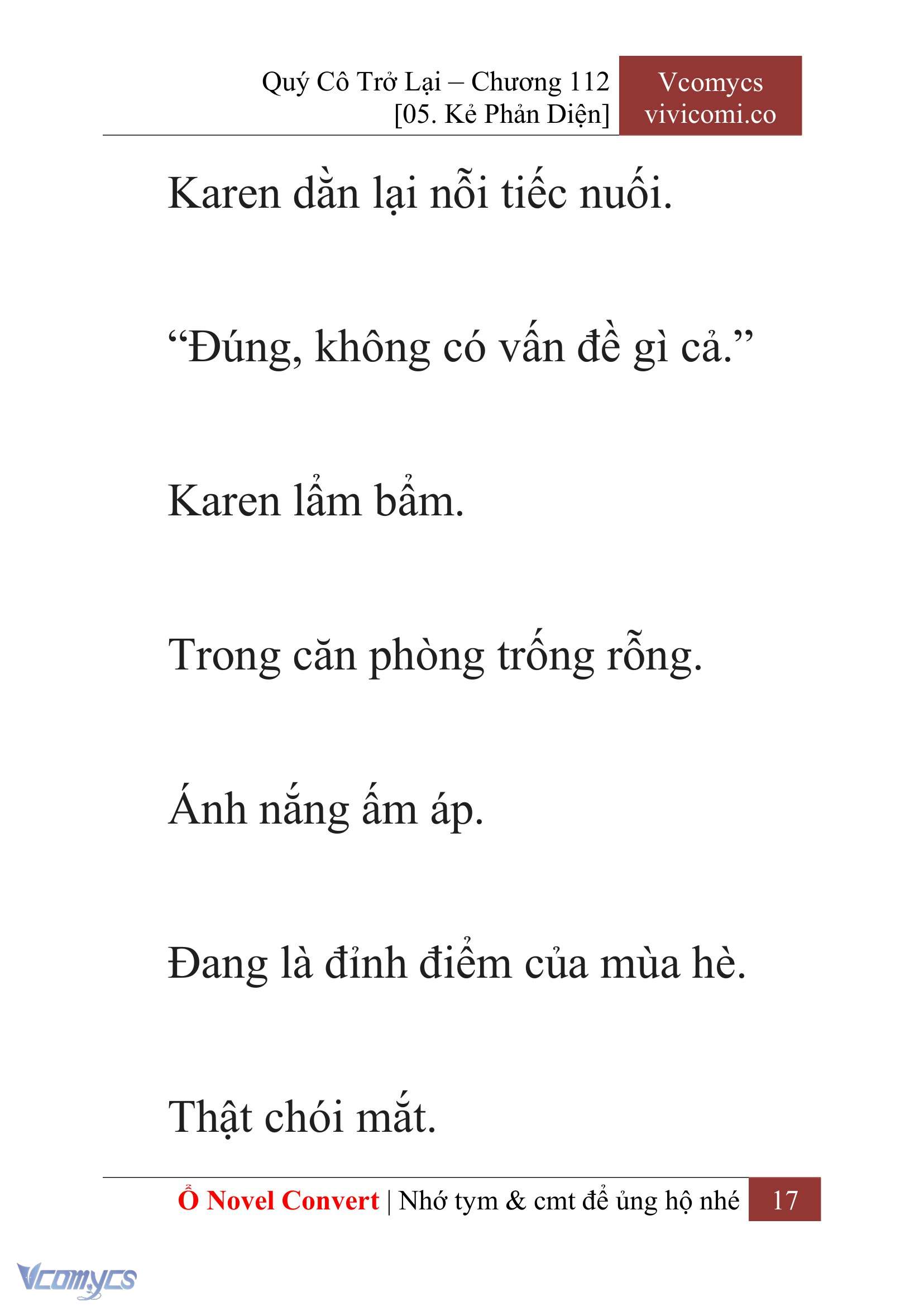 [Novel] Quý Cô Trở Lại Chapter 112 - Trang 20