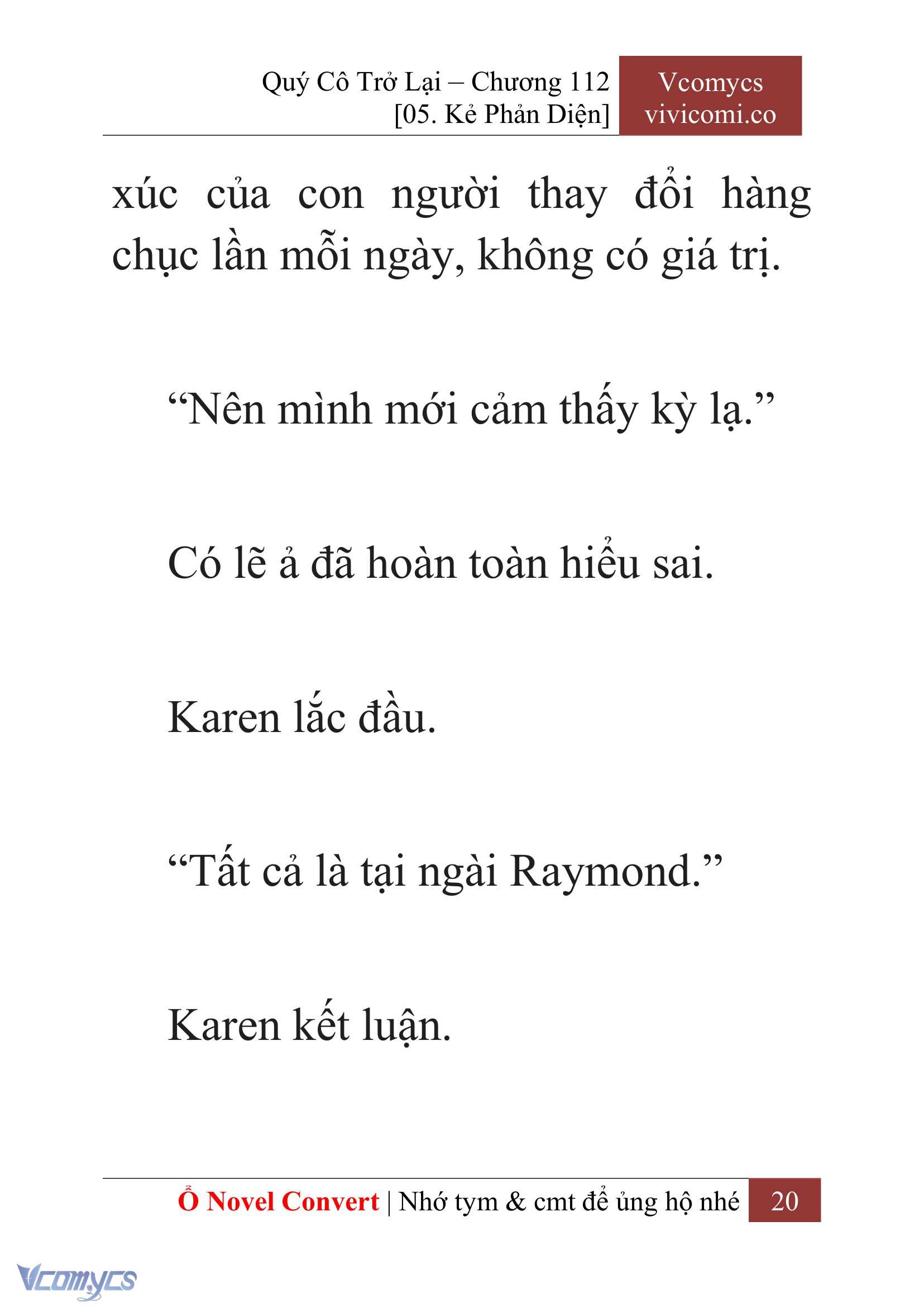 [Novel] Quý Cô Trở Lại Chapter 112 - Trang 23