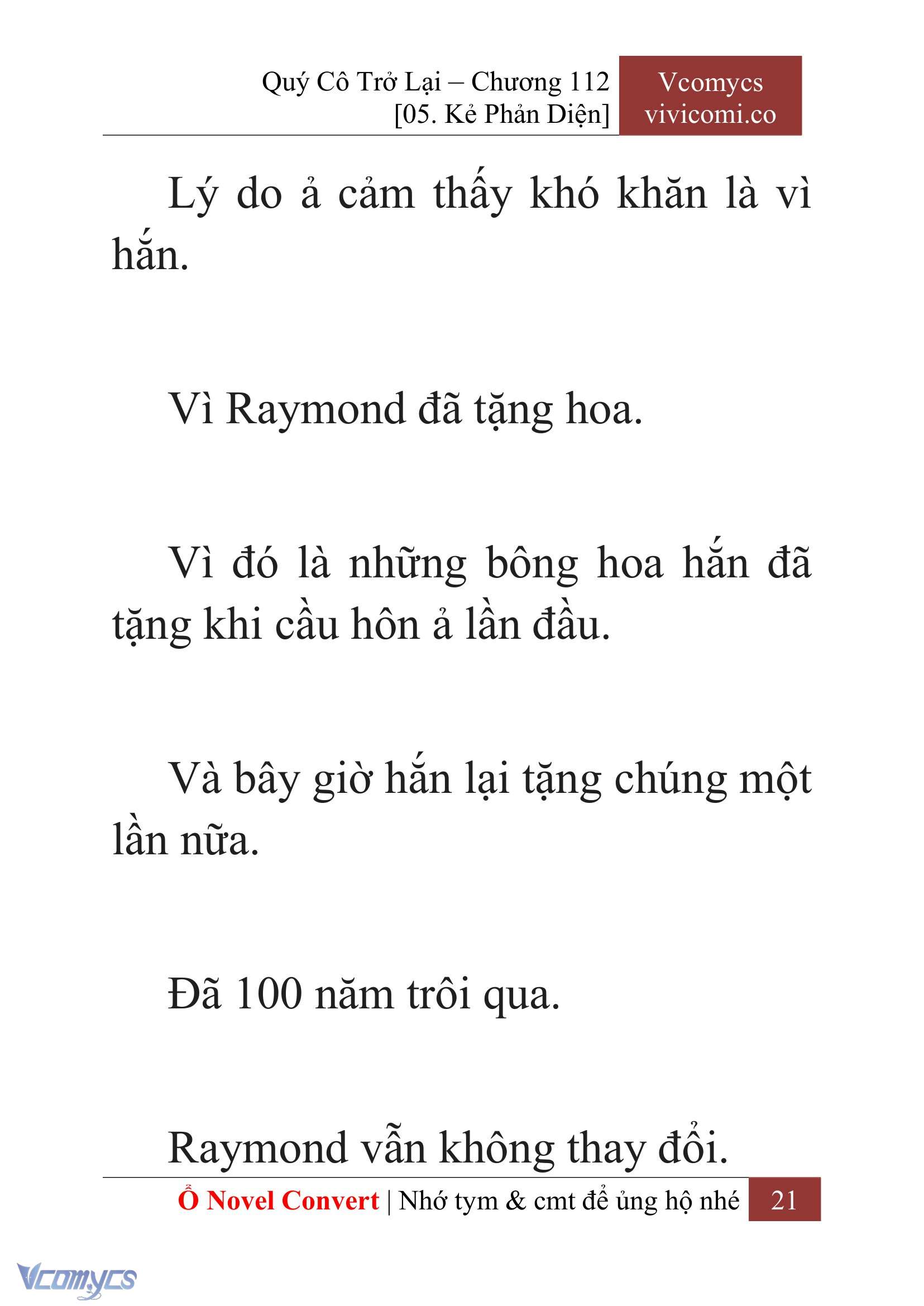 [Novel] Quý Cô Trở Lại Chapter 112 - Trang 24