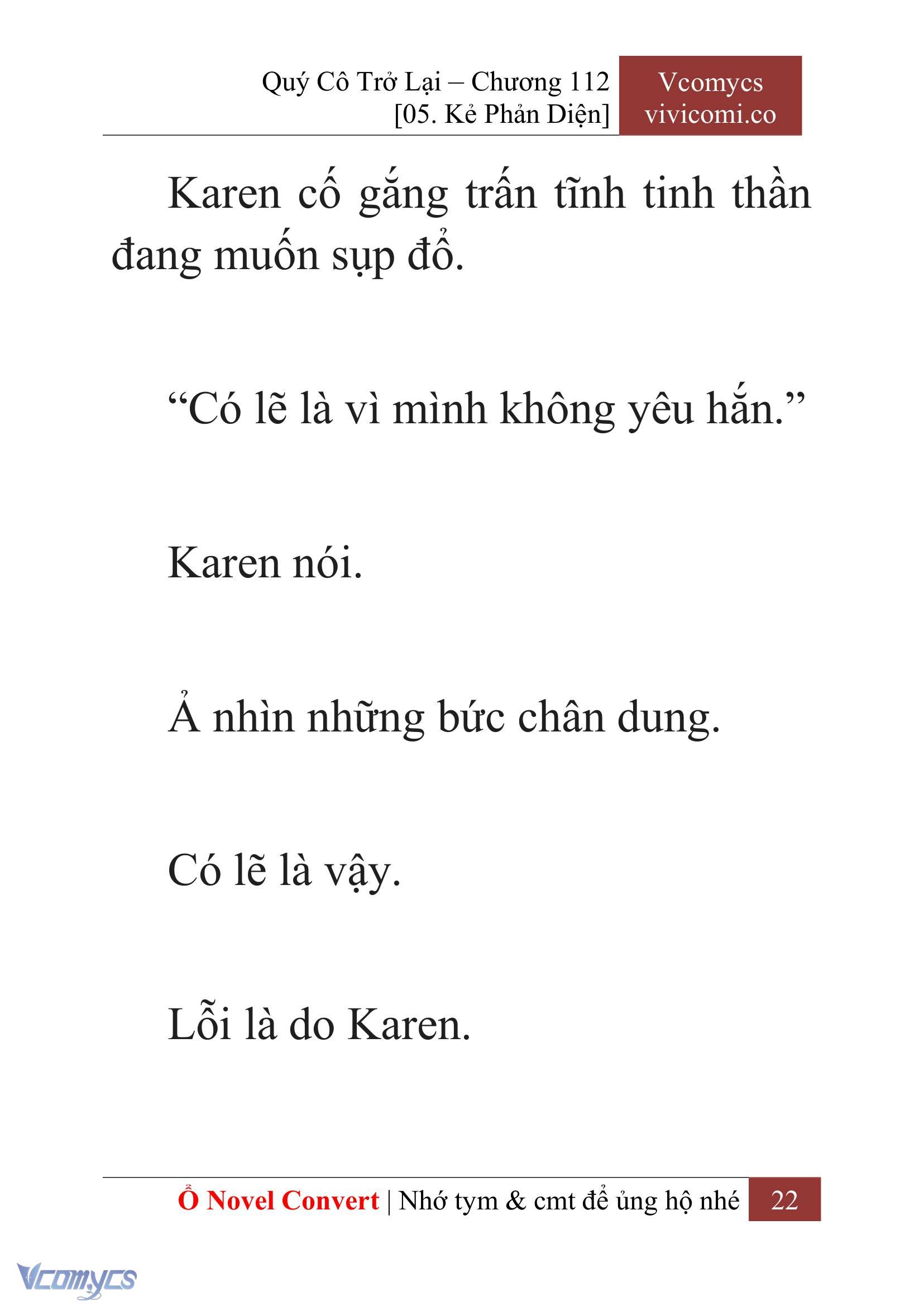 [Novel] Quý Cô Trở Lại Chapter 112 - Trang 25