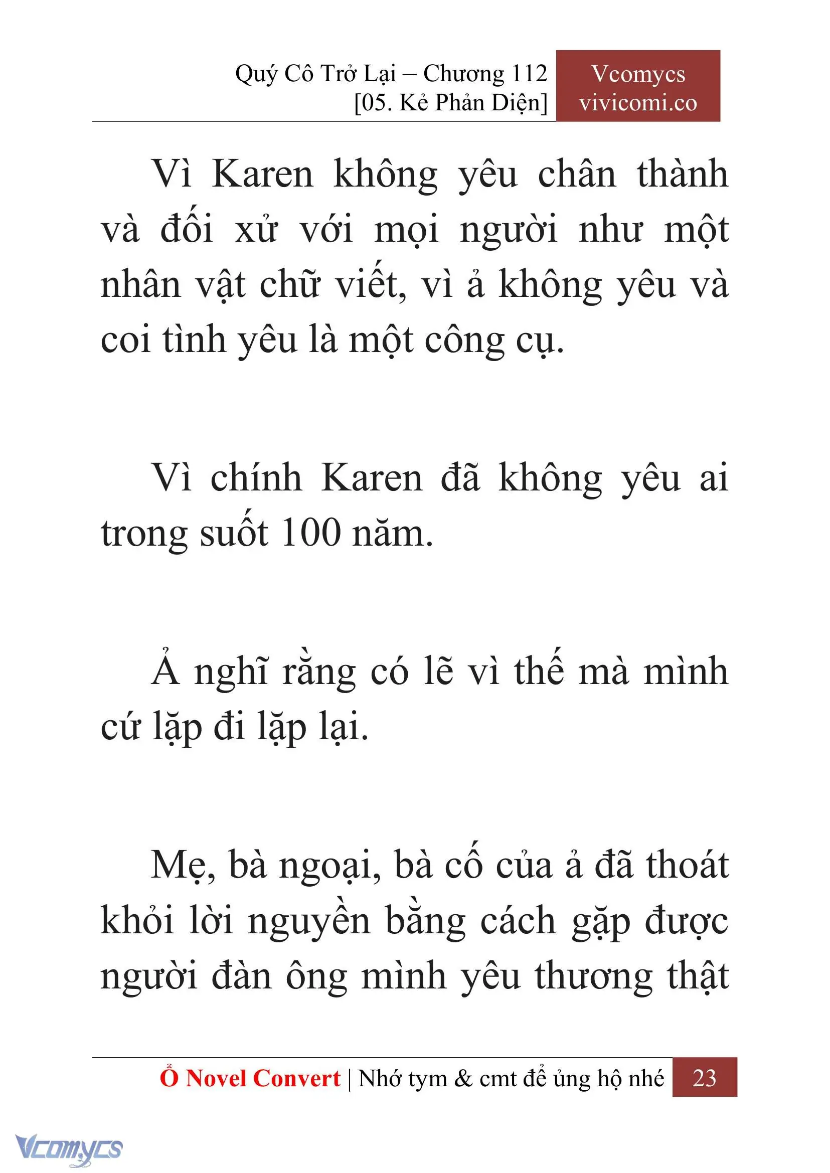 [Novel] Quý Cô Trở Lại Chapter 112 - Trang 26