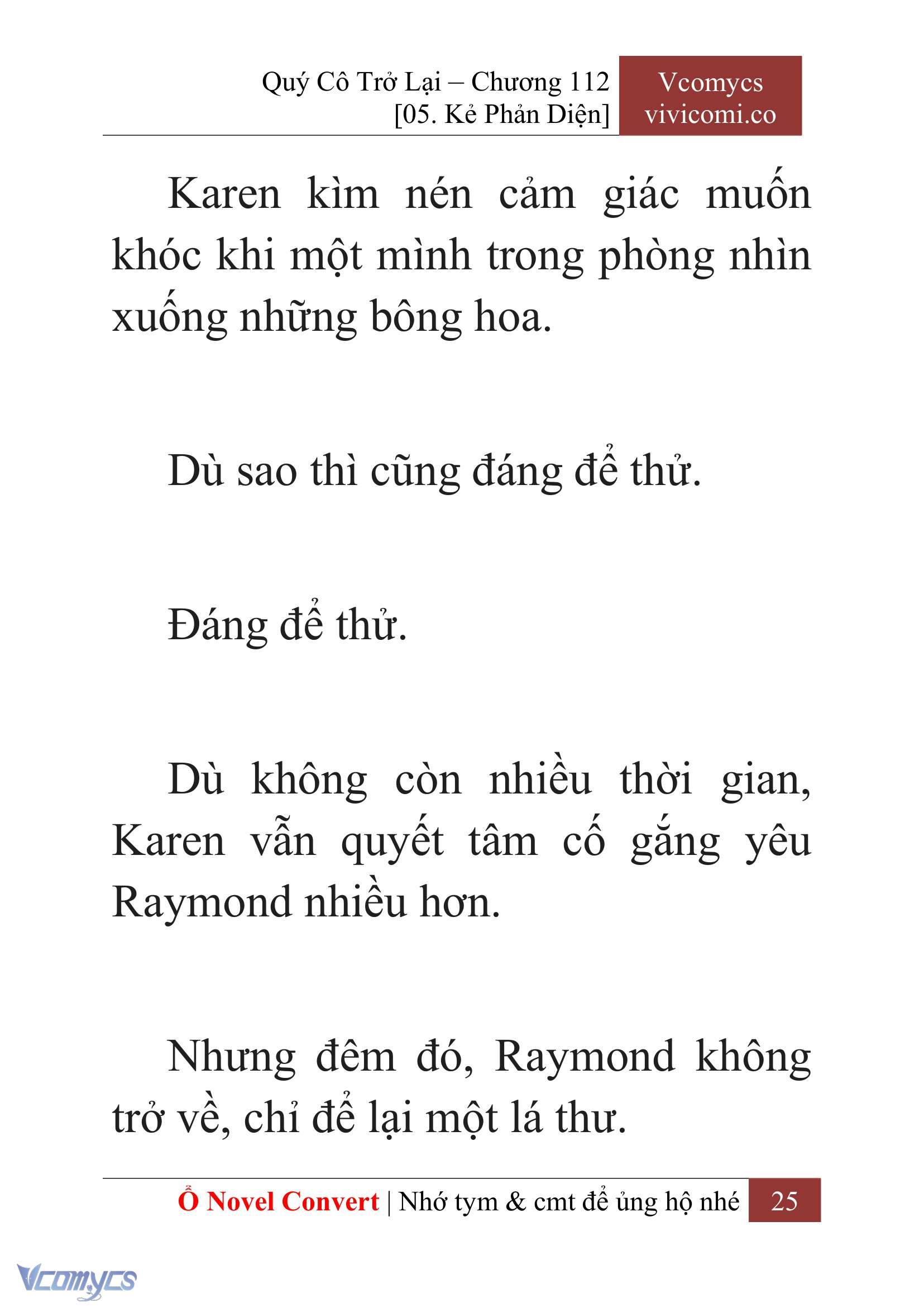 [Novel] Quý Cô Trở Lại Chapter 112 - Trang 28