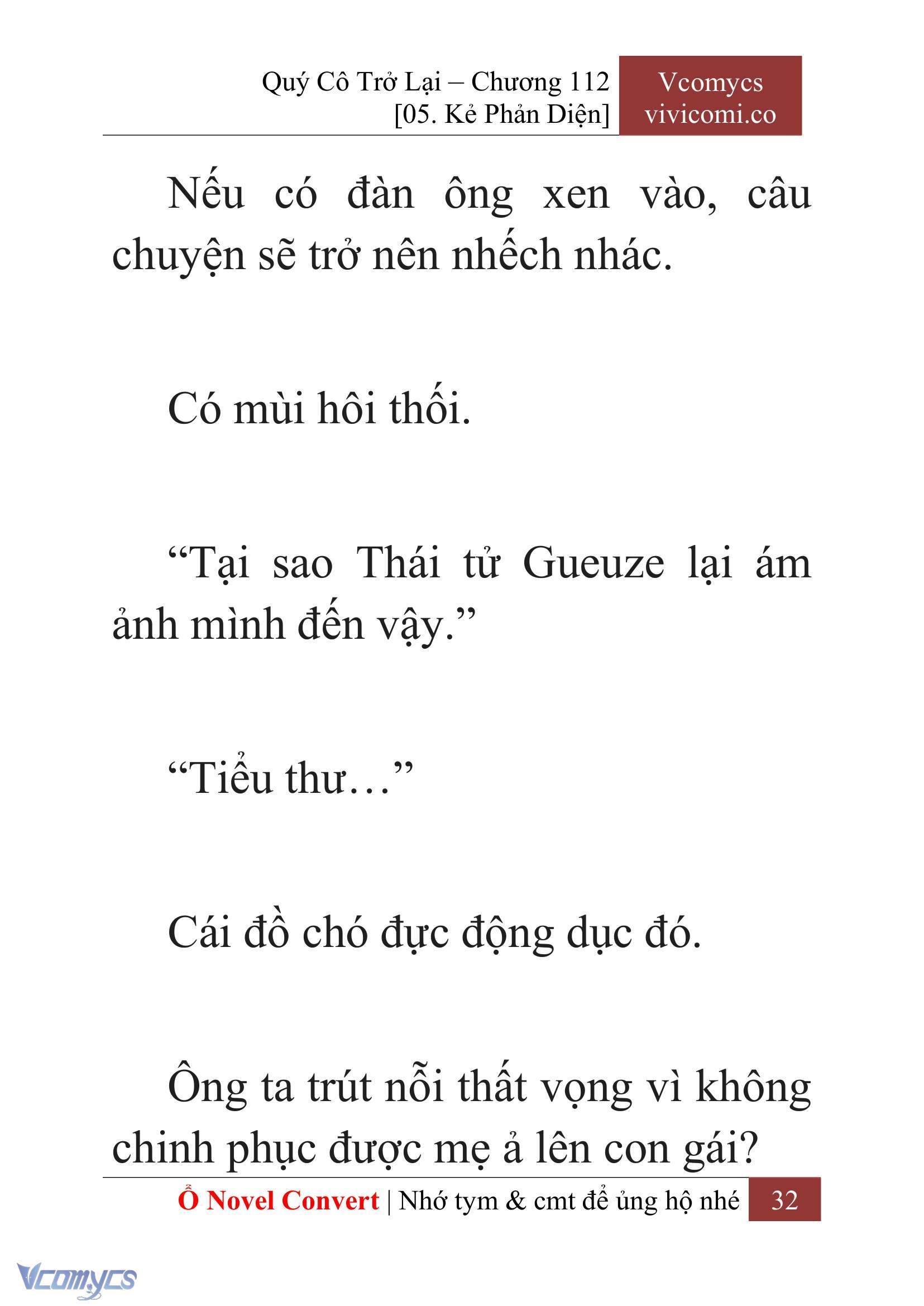[Novel] Quý Cô Trở Lại Chapter 112 - Trang 35