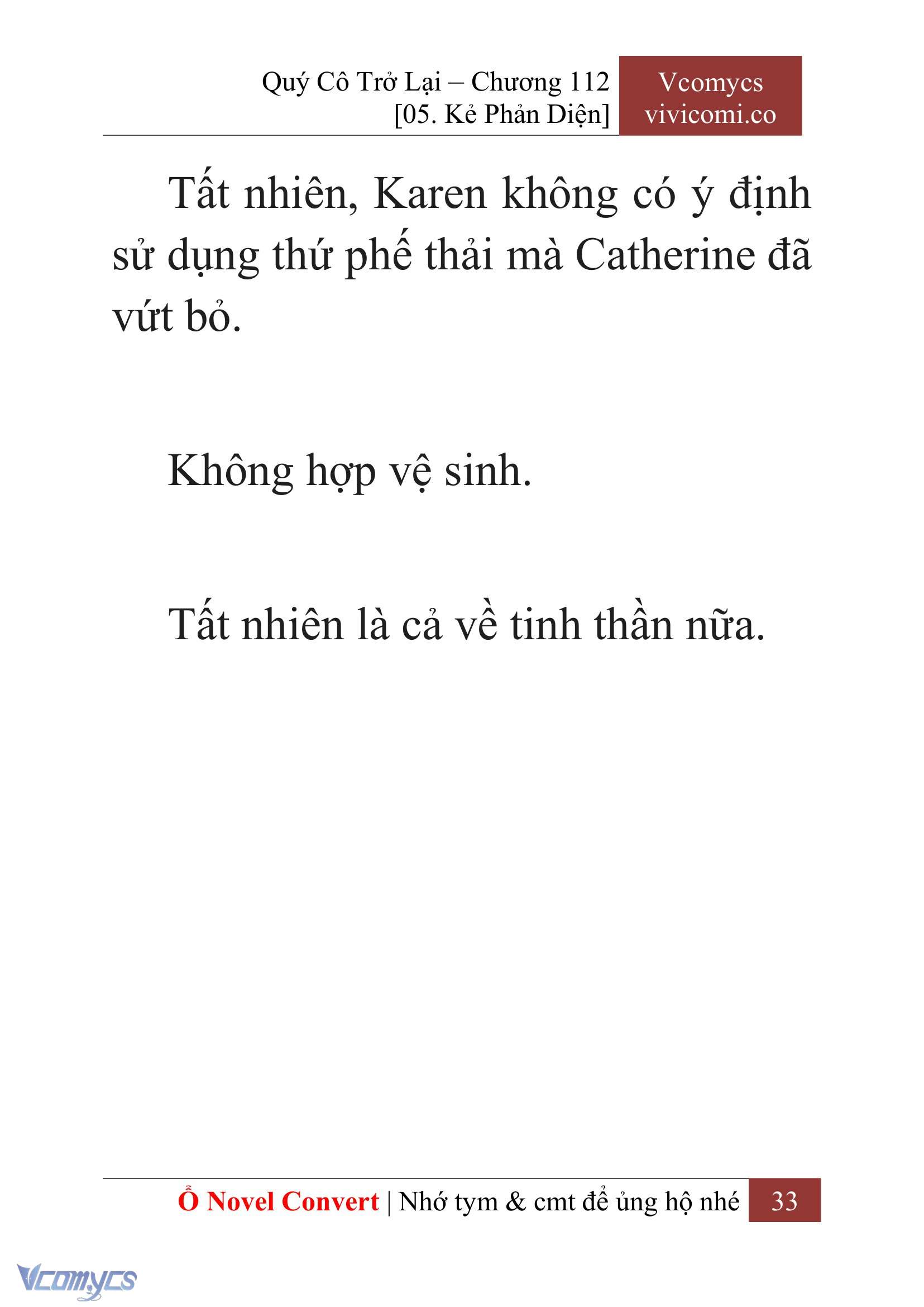 [Novel] Quý Cô Trở Lại Chapter 112 - Trang 36