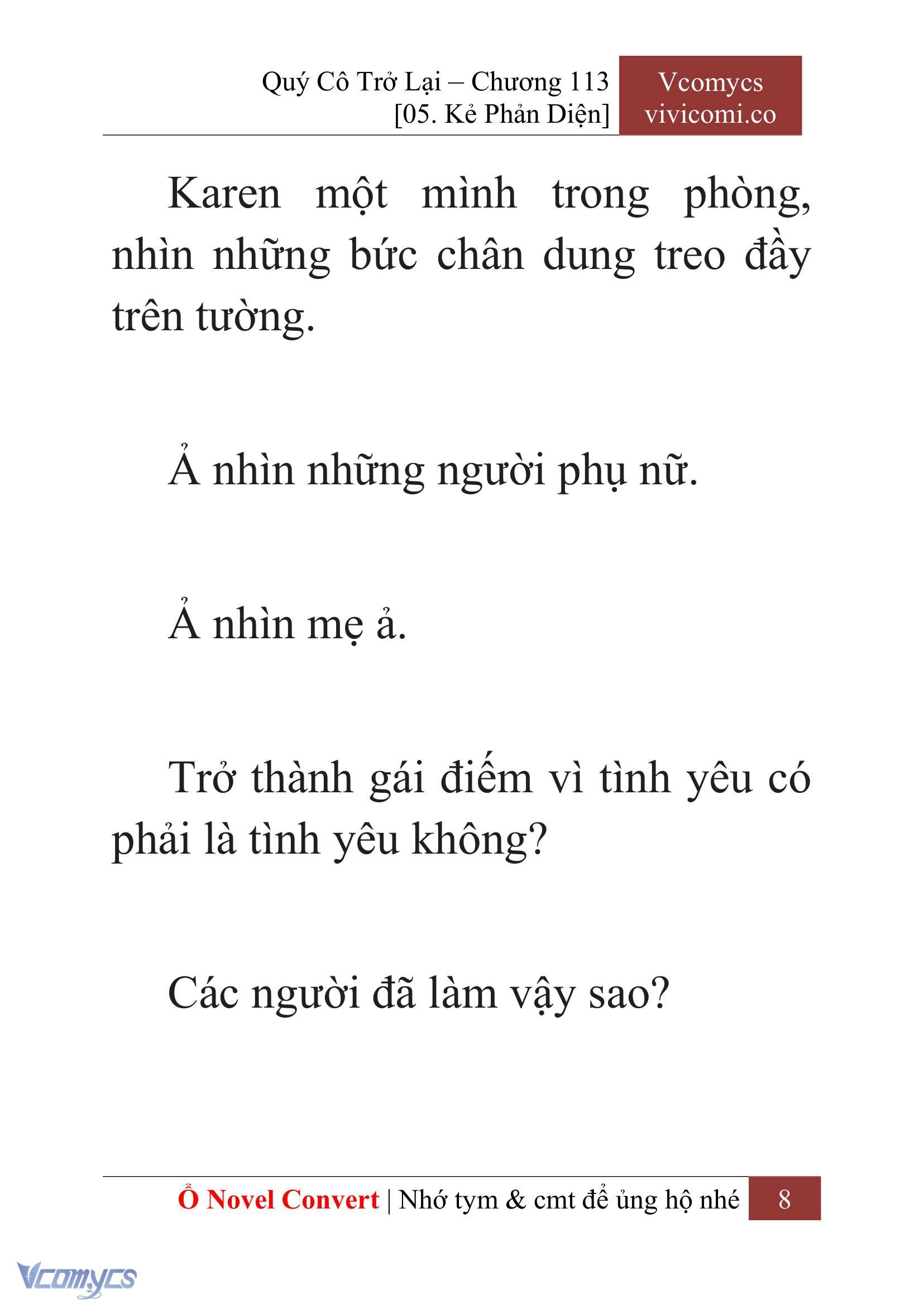 [Novel] Quý Cô Trở Lại Chapter 113 - Trang 11