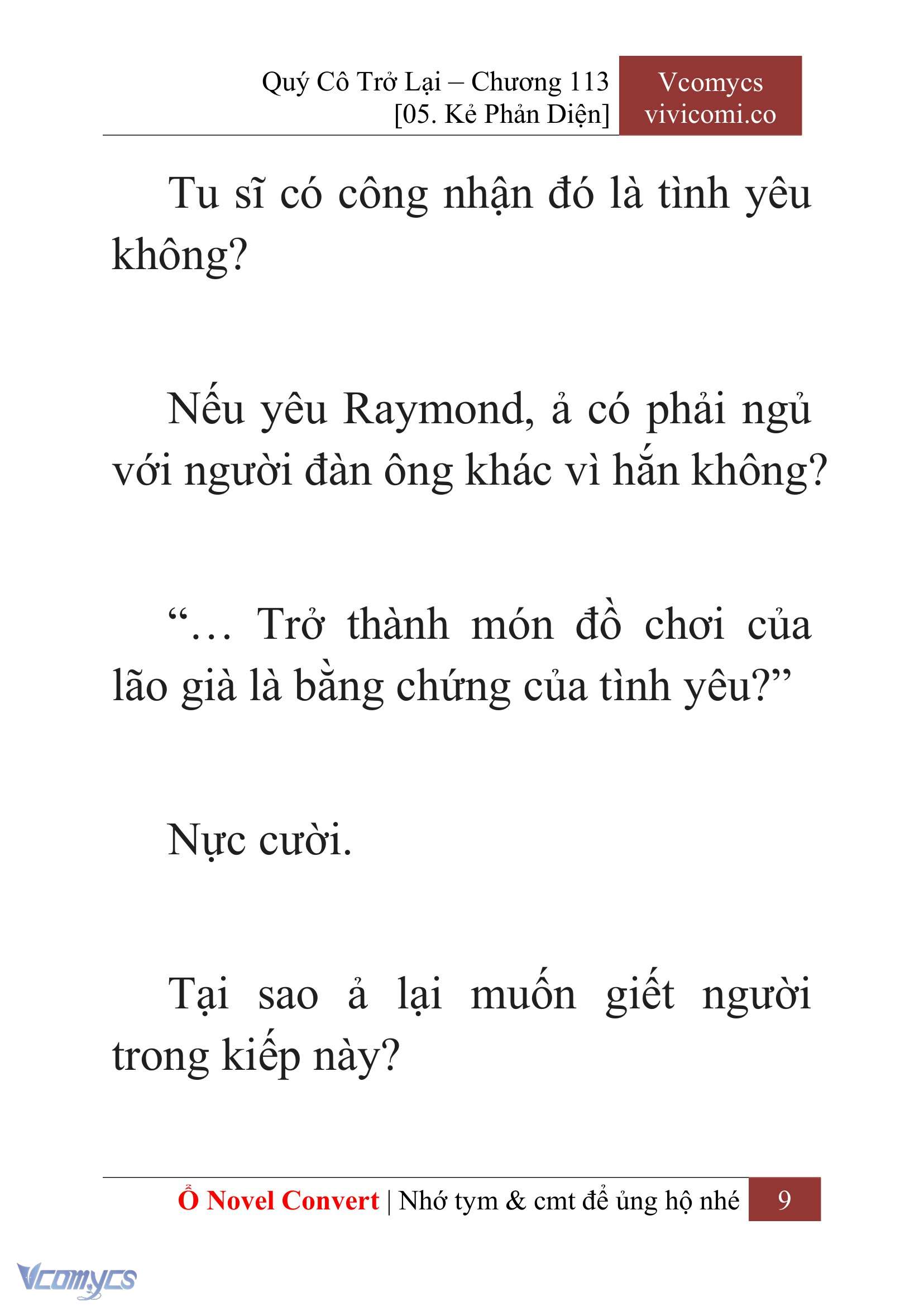 [Novel] Quý Cô Trở Lại Chapter 113 - Trang 12