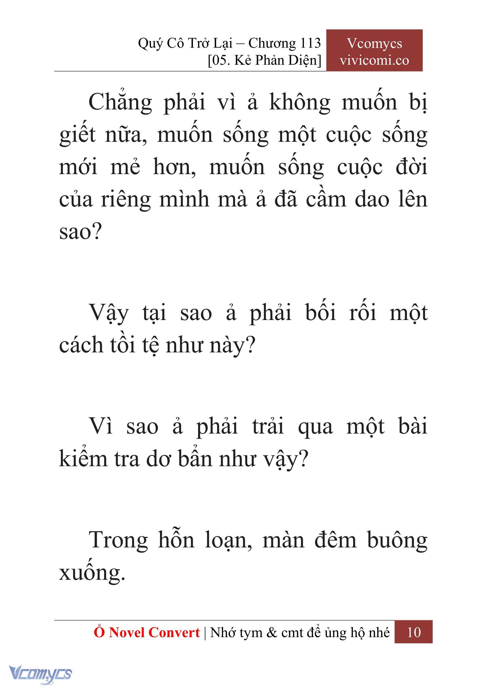 [Novel] Quý Cô Trở Lại Chapter 113 - Trang 13