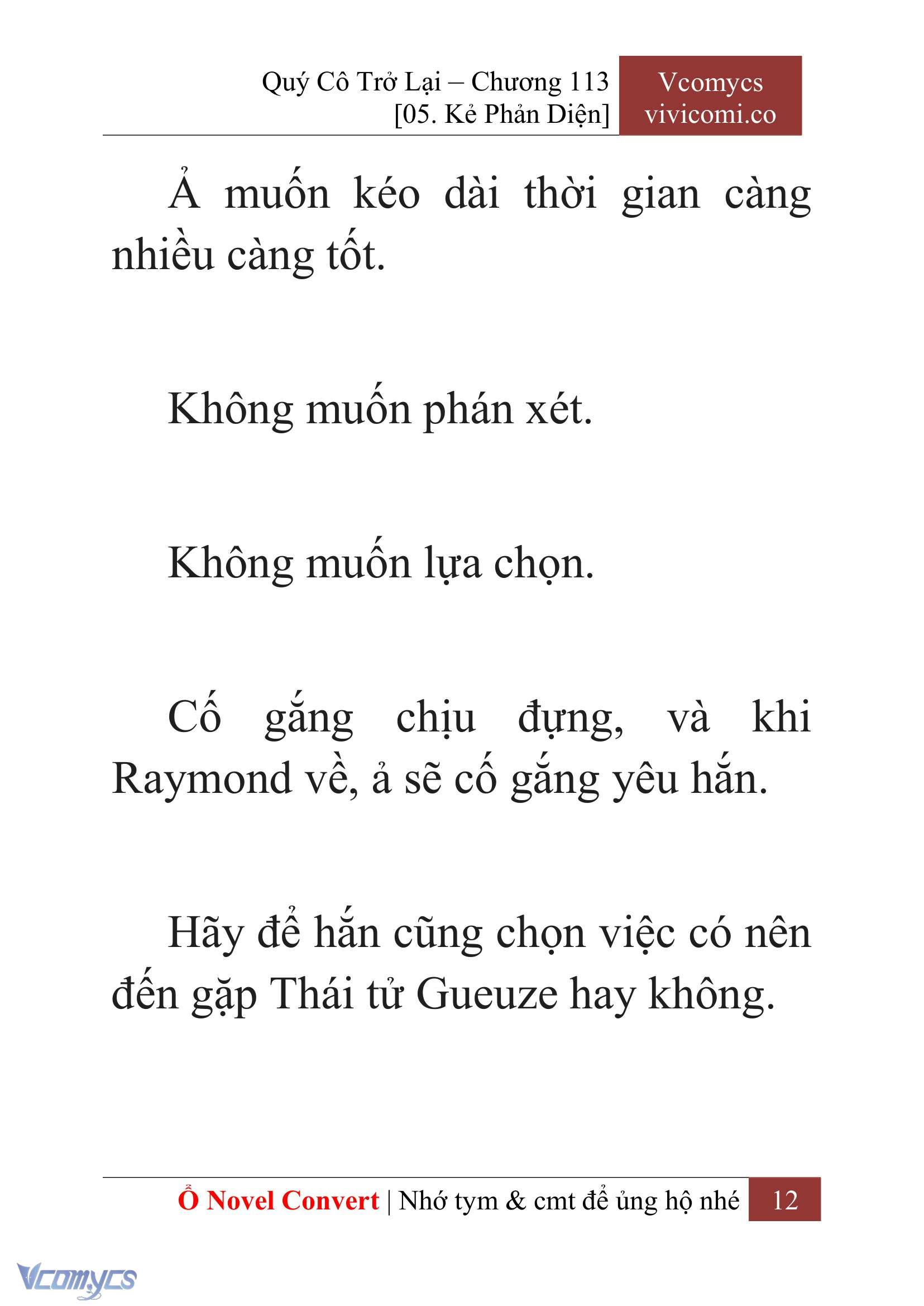 [Novel] Quý Cô Trở Lại Chapter 113 - Trang 15