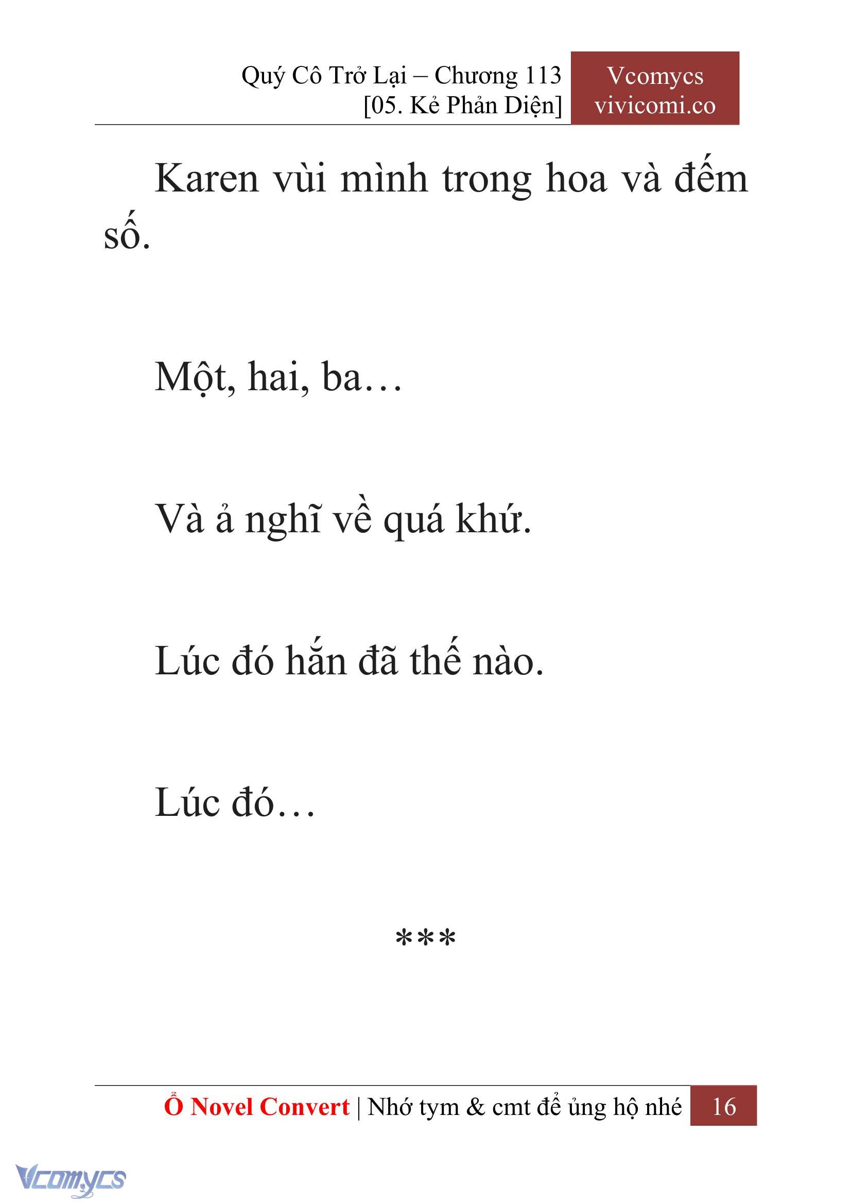 [Novel] Quý Cô Trở Lại Chapter 113 - Trang 19