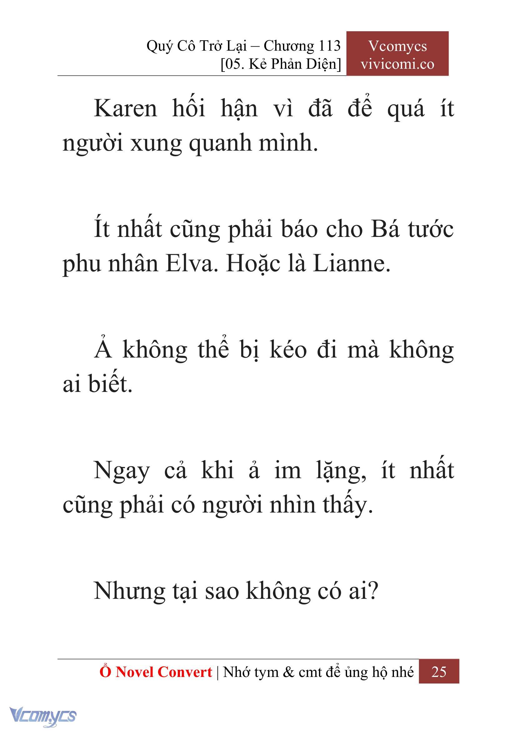 [Novel] Quý Cô Trở Lại Chapter 113 - Trang 28