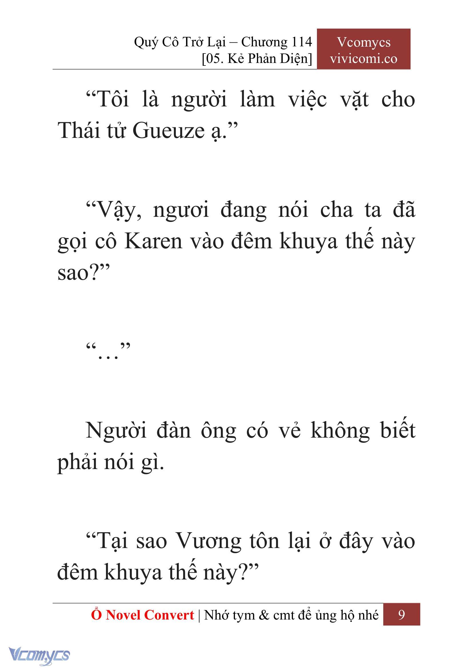 [Novel] Quý Cô Trở Lại Chapter 114 - Trang 12