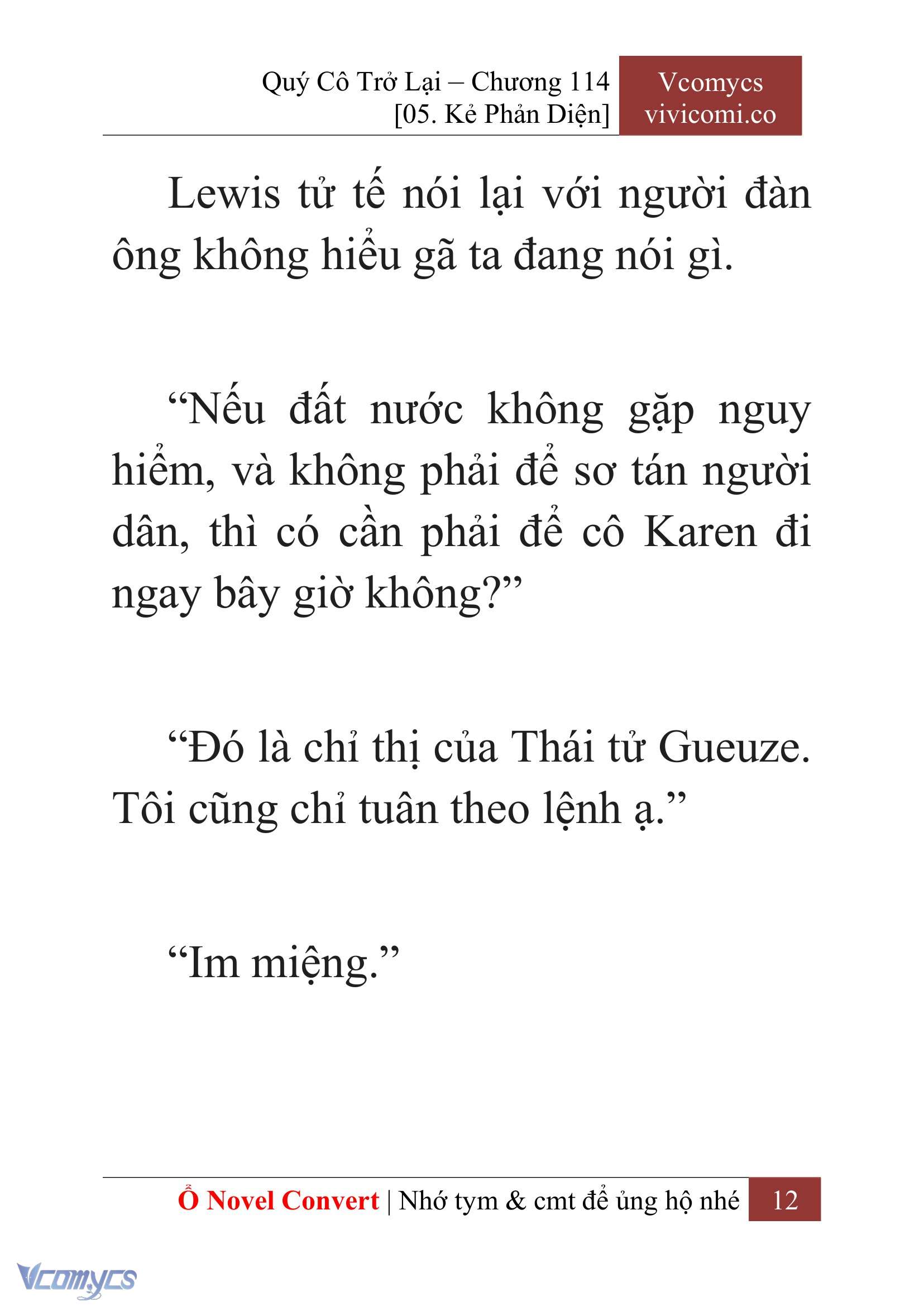 [Novel] Quý Cô Trở Lại Chapter 114 - Trang 15
