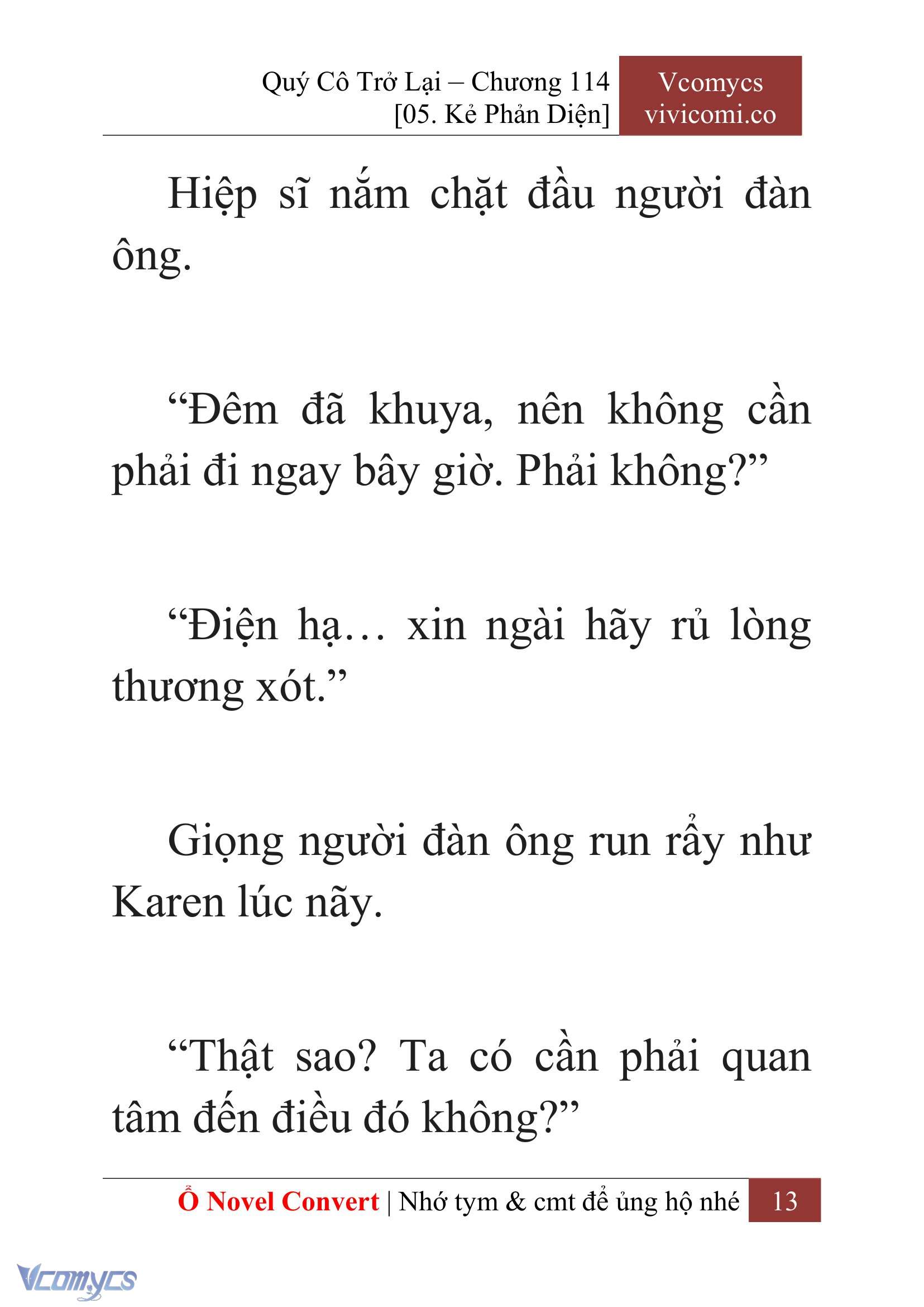 [Novel] Quý Cô Trở Lại Chapter 114 - Trang 16