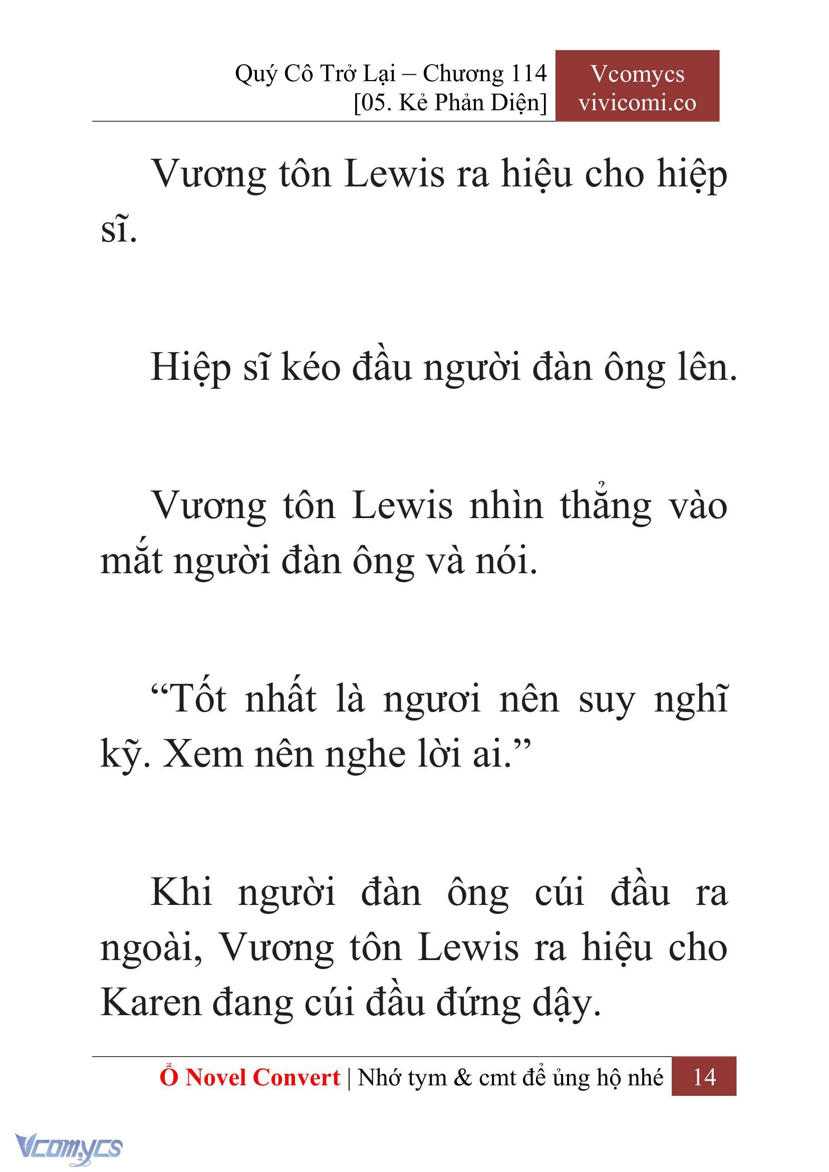 [Novel] Quý Cô Trở Lại Chapter 114 - Trang 17