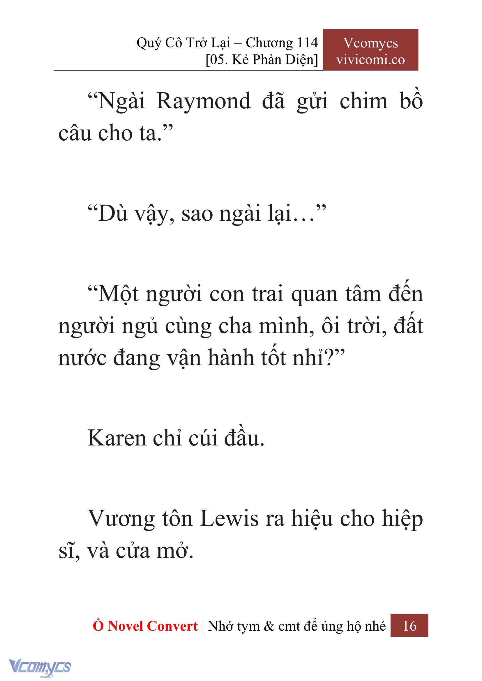 [Novel] Quý Cô Trở Lại Chapter 114 - Trang 19