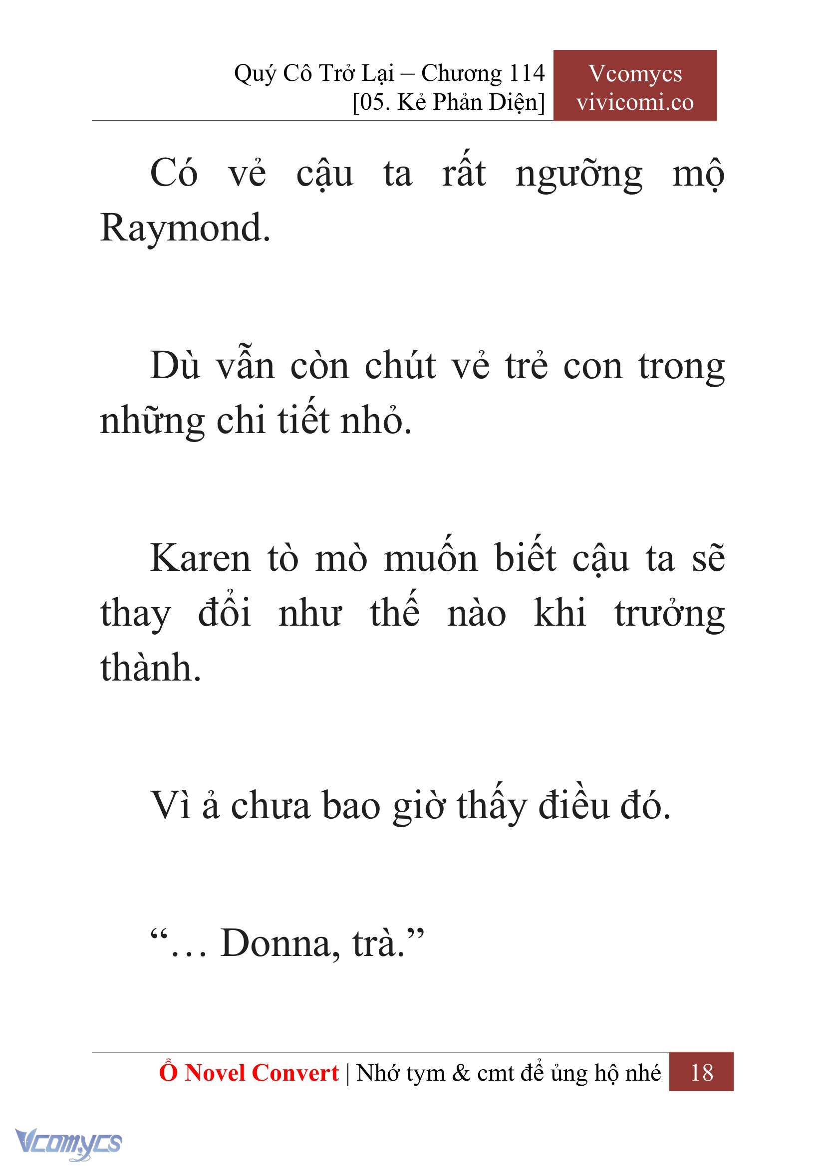 [Novel] Quý Cô Trở Lại Chapter 114 - Trang 21