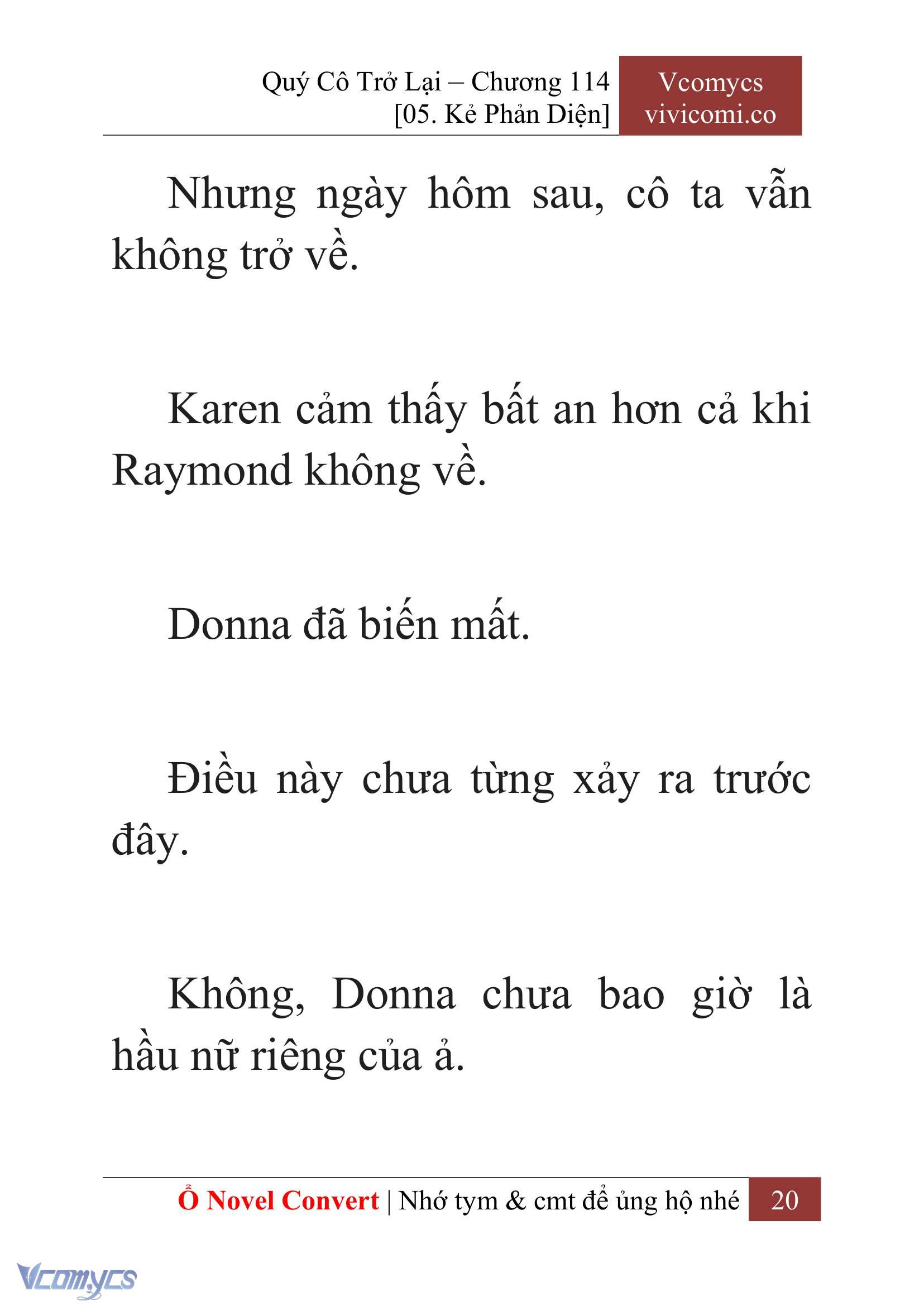 [Novel] Quý Cô Trở Lại Chapter 114 - Trang 23