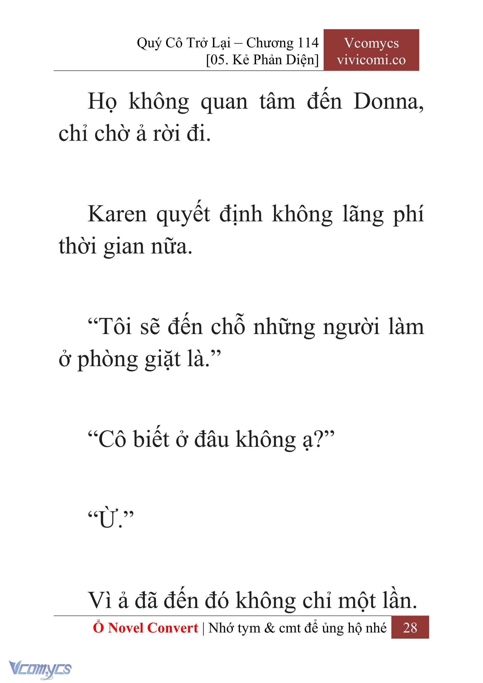 [Novel] Quý Cô Trở Lại Chapter 114 - Trang 31
