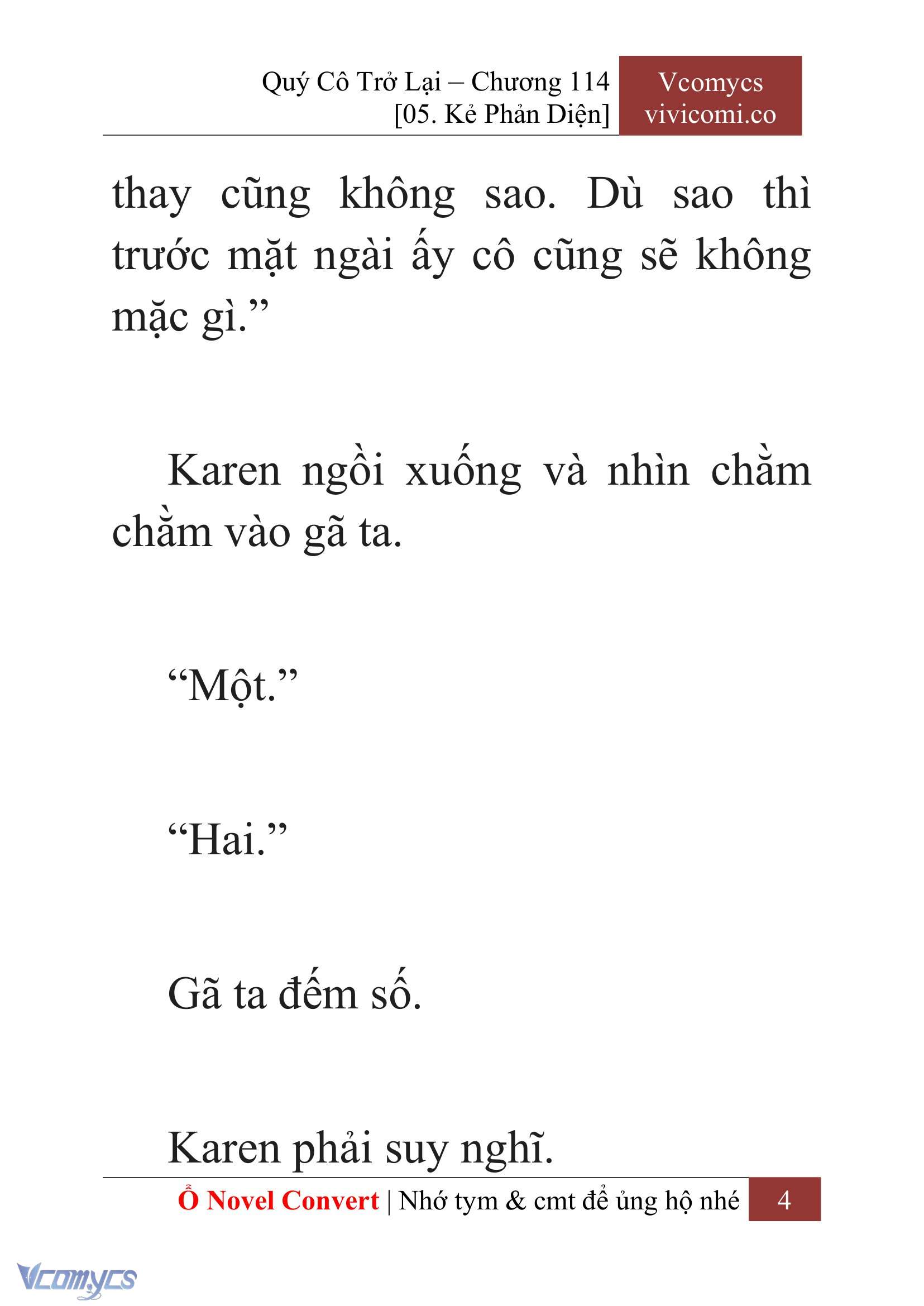 [Novel] Quý Cô Trở Lại Chapter 114 - Trang 7