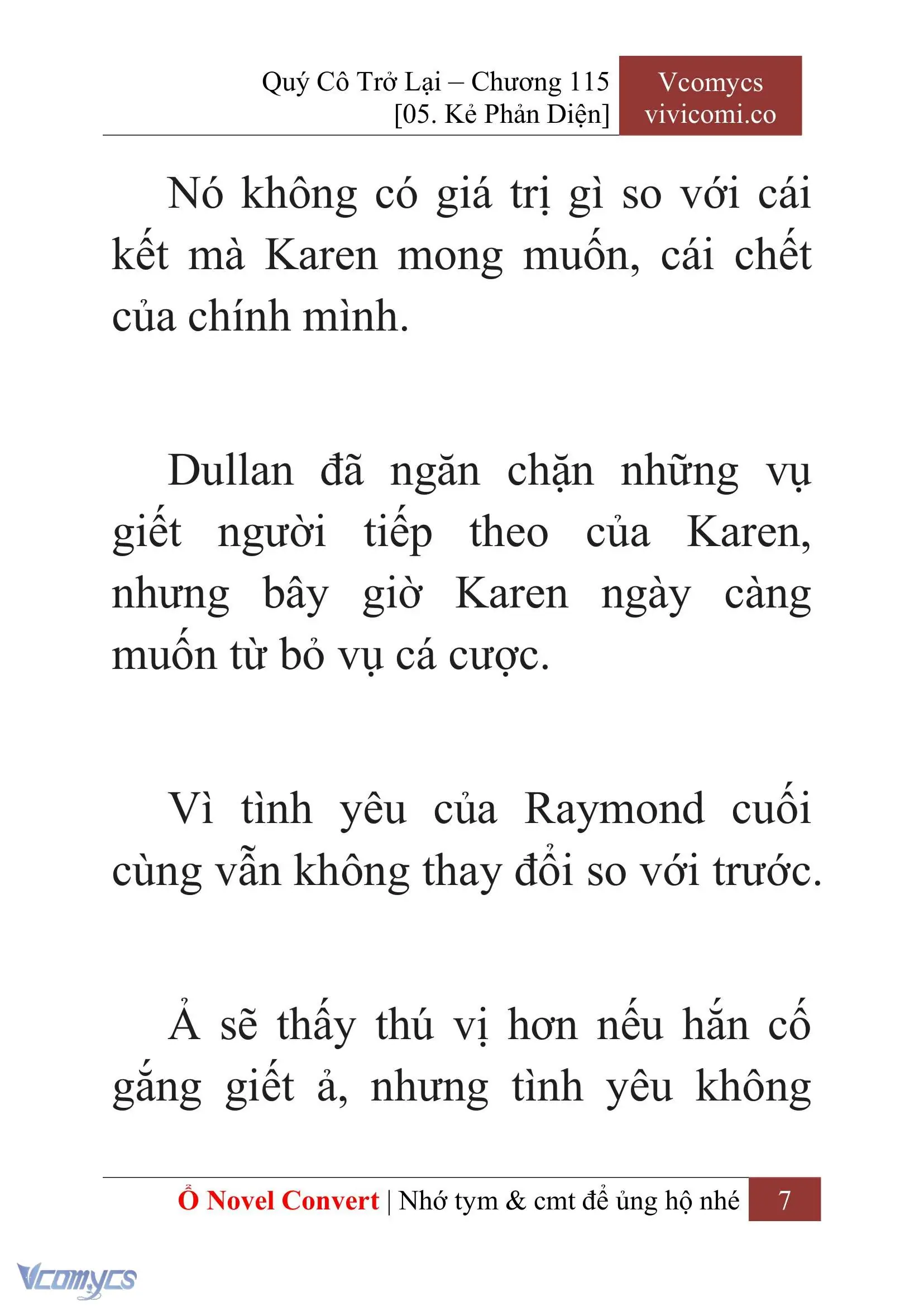 [Novel] Quý Cô Trở Lại Chapter 115 - Trang 10