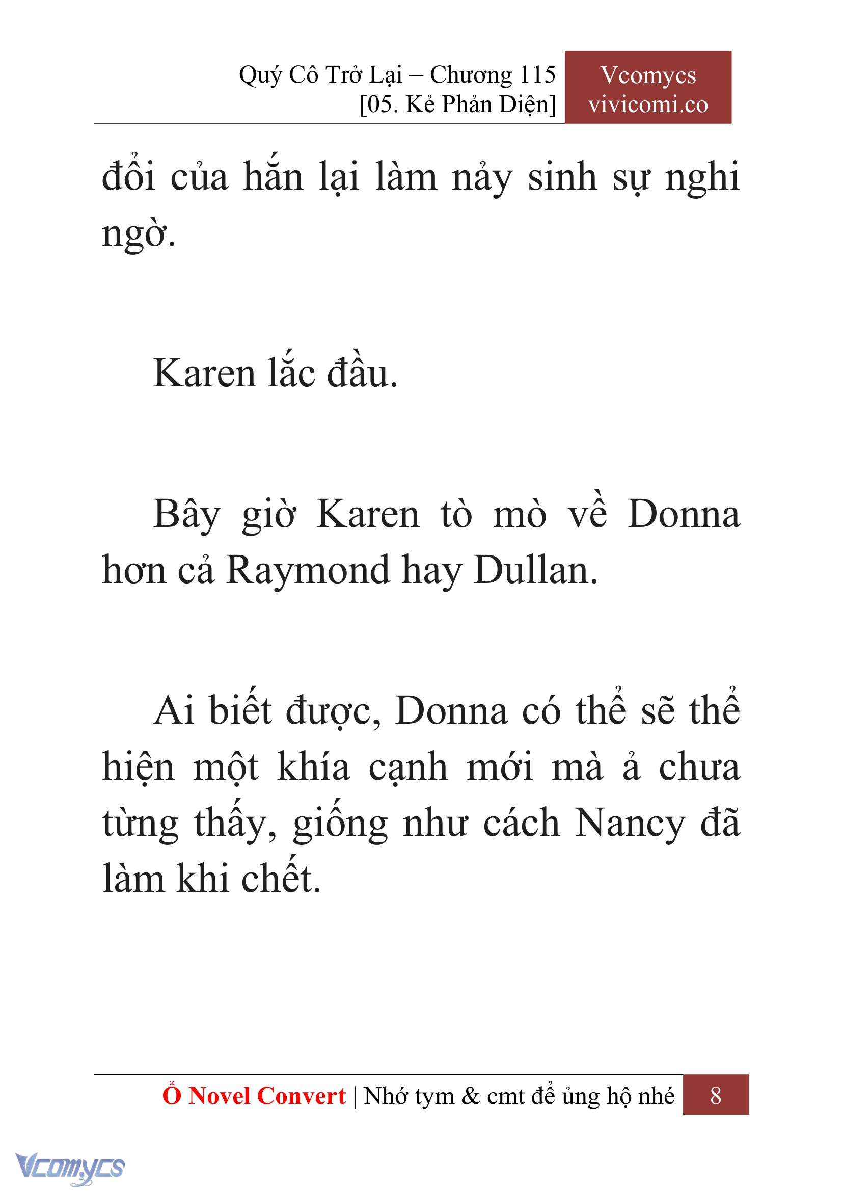 [Novel] Quý Cô Trở Lại Chapter 115 - Trang 11