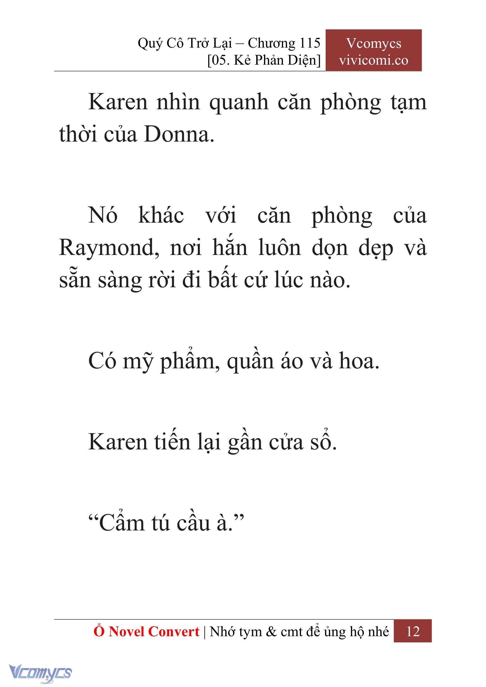 [Novel] Quý Cô Trở Lại Chapter 115 - Trang 15