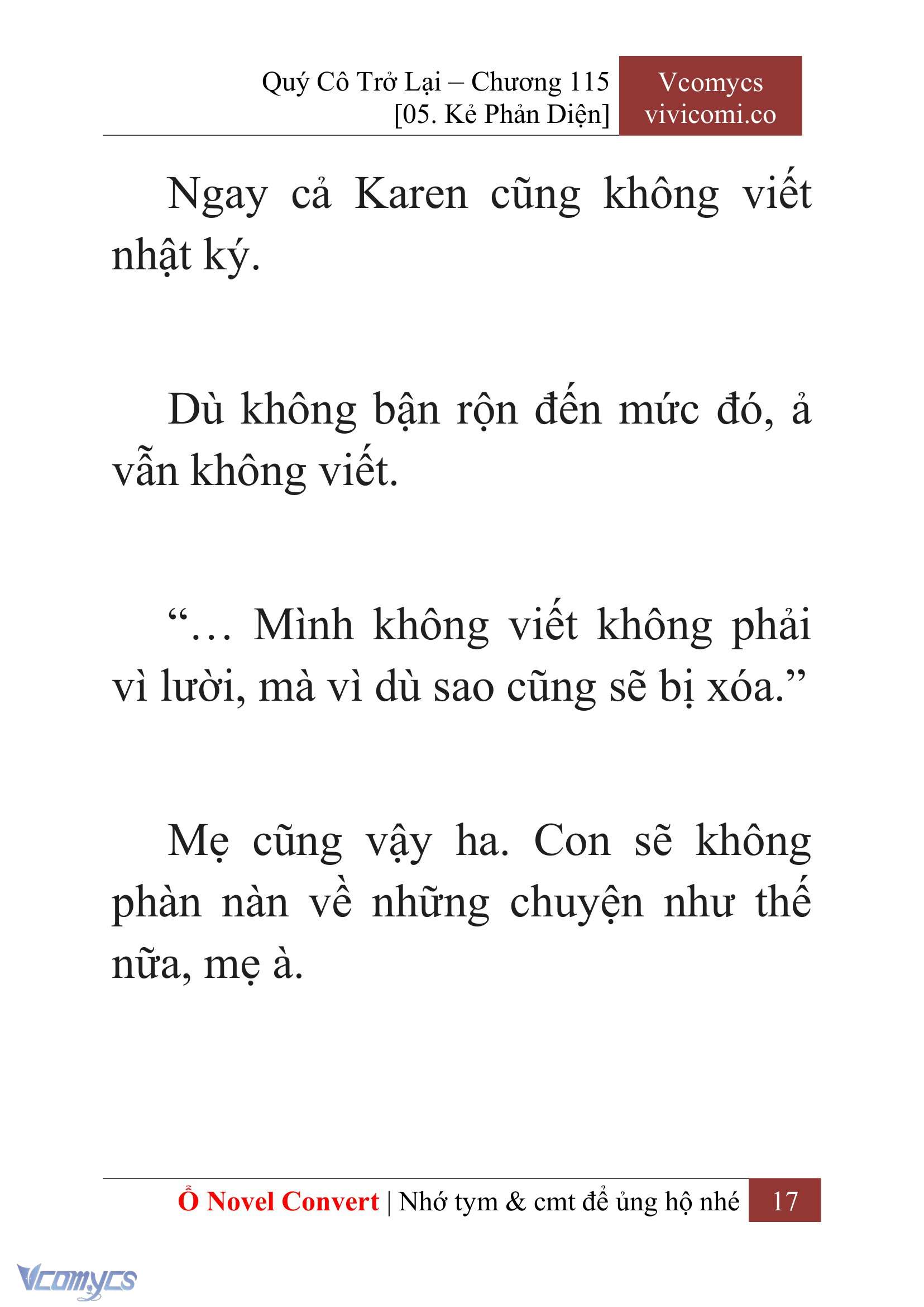 [Novel] Quý Cô Trở Lại Chapter 115 - Trang 20