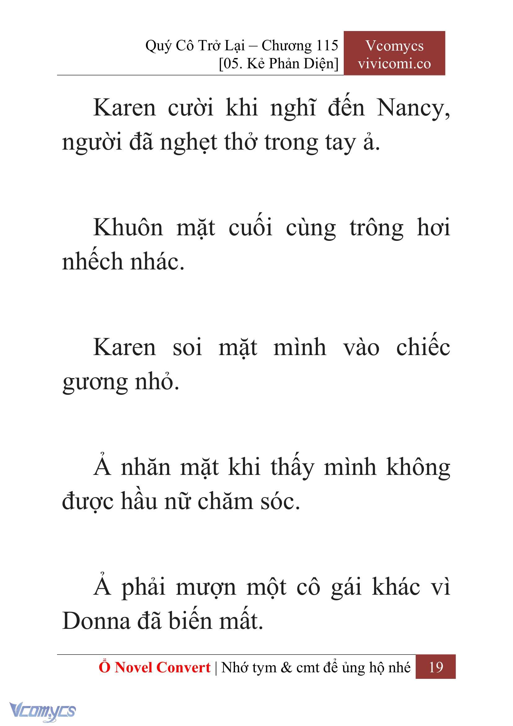 [Novel] Quý Cô Trở Lại Chapter 115 - Trang 22