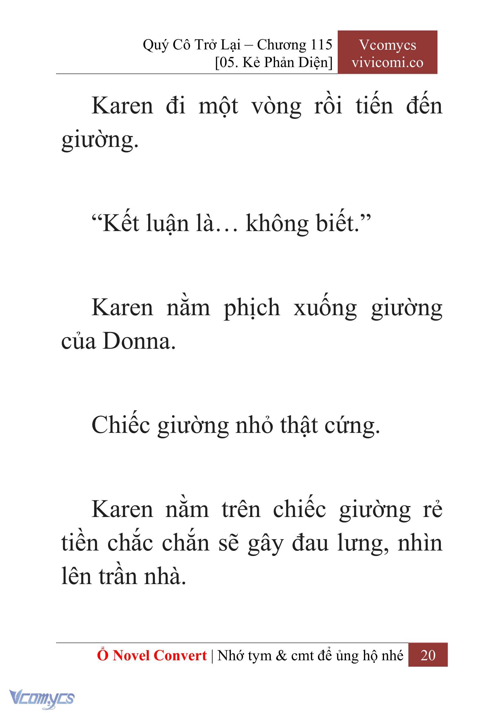 [Novel] Quý Cô Trở Lại Chapter 115 - Trang 23