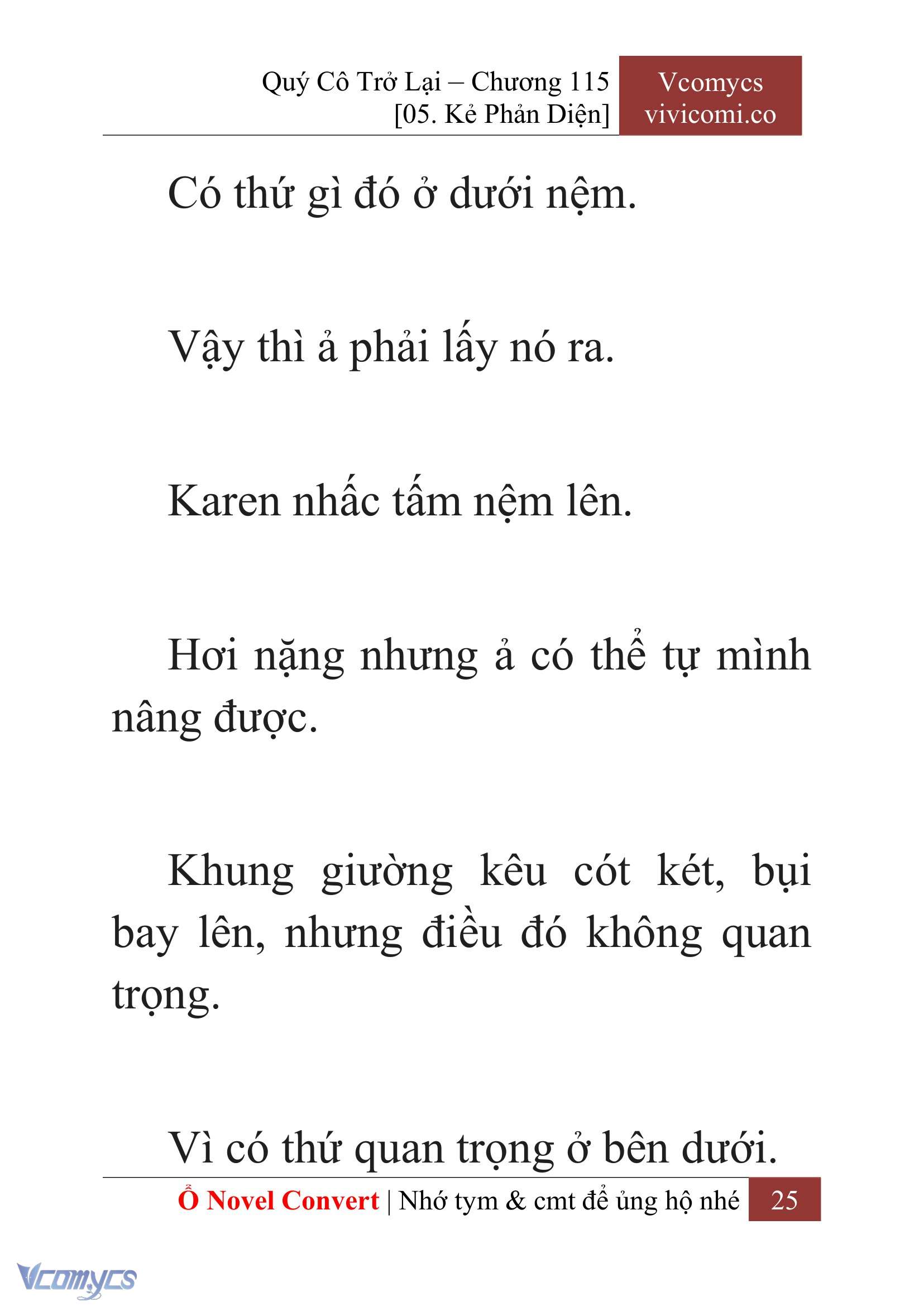 [Novel] Quý Cô Trở Lại Chapter 115 - Trang 28